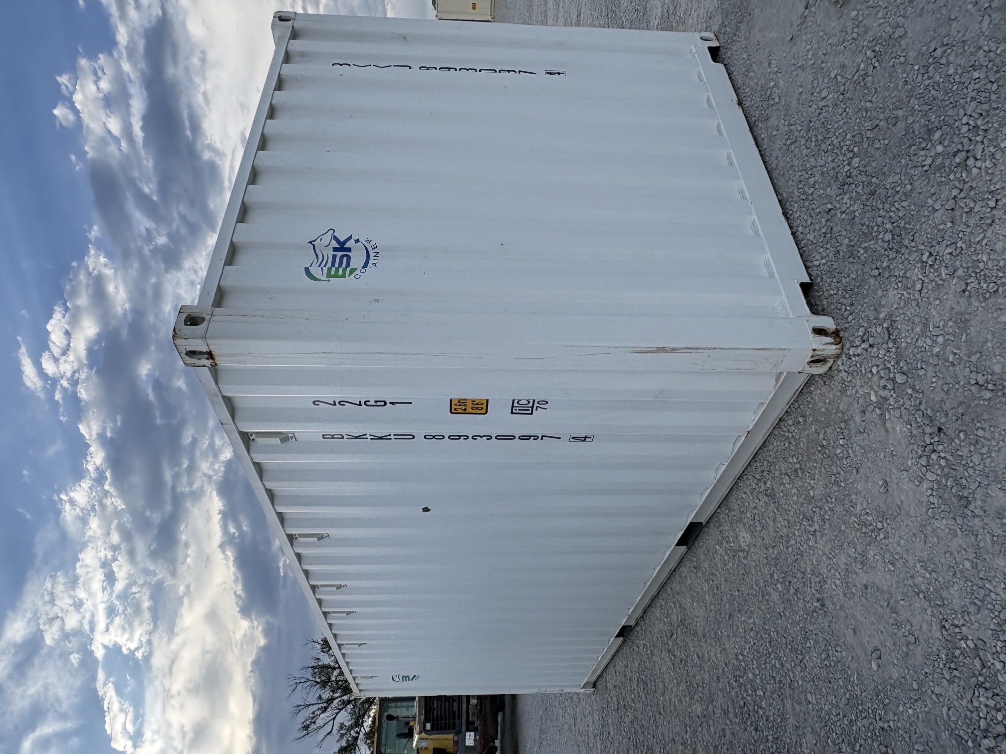 Rear corner view of the product