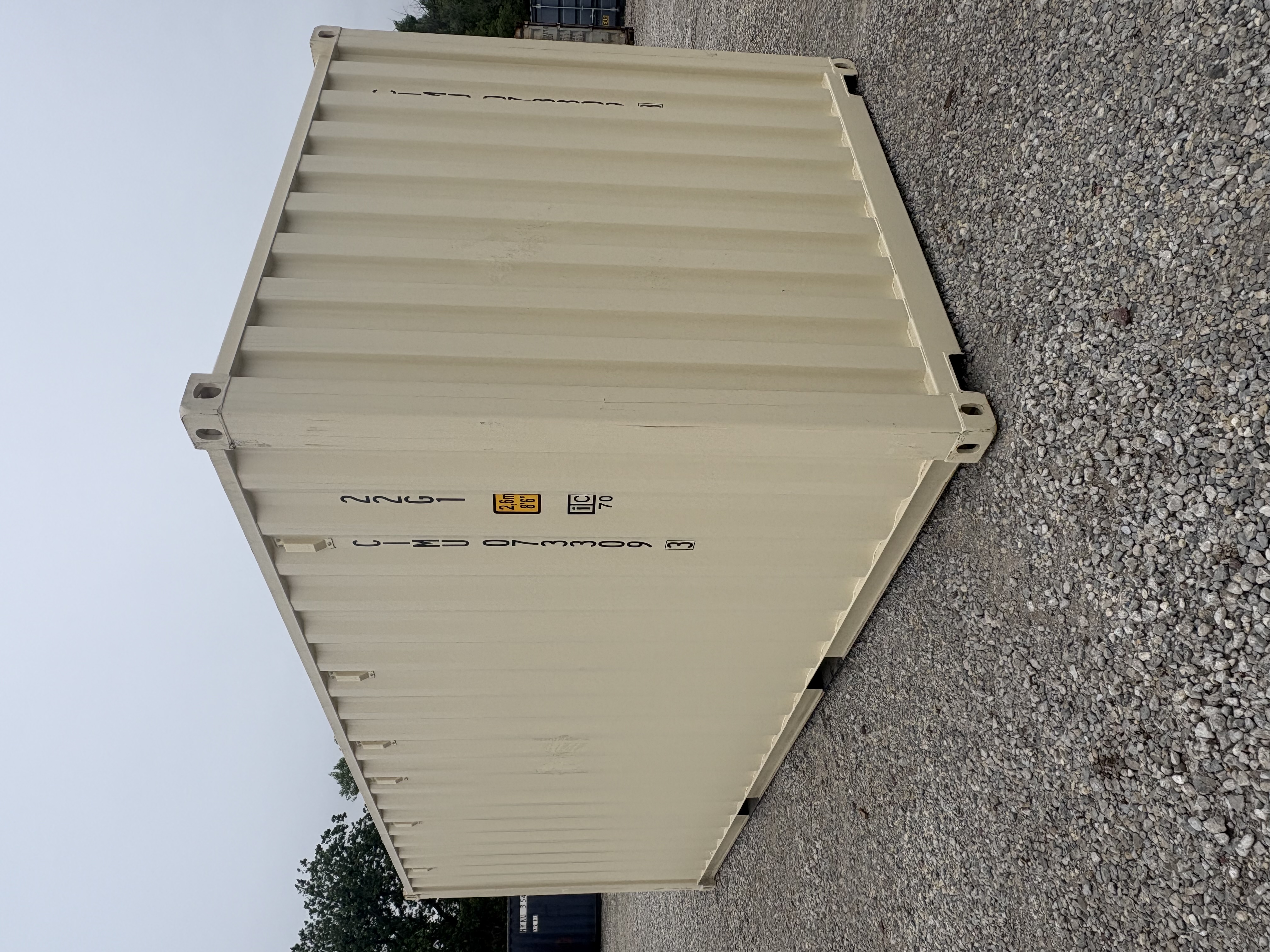 Rear corner view of the product