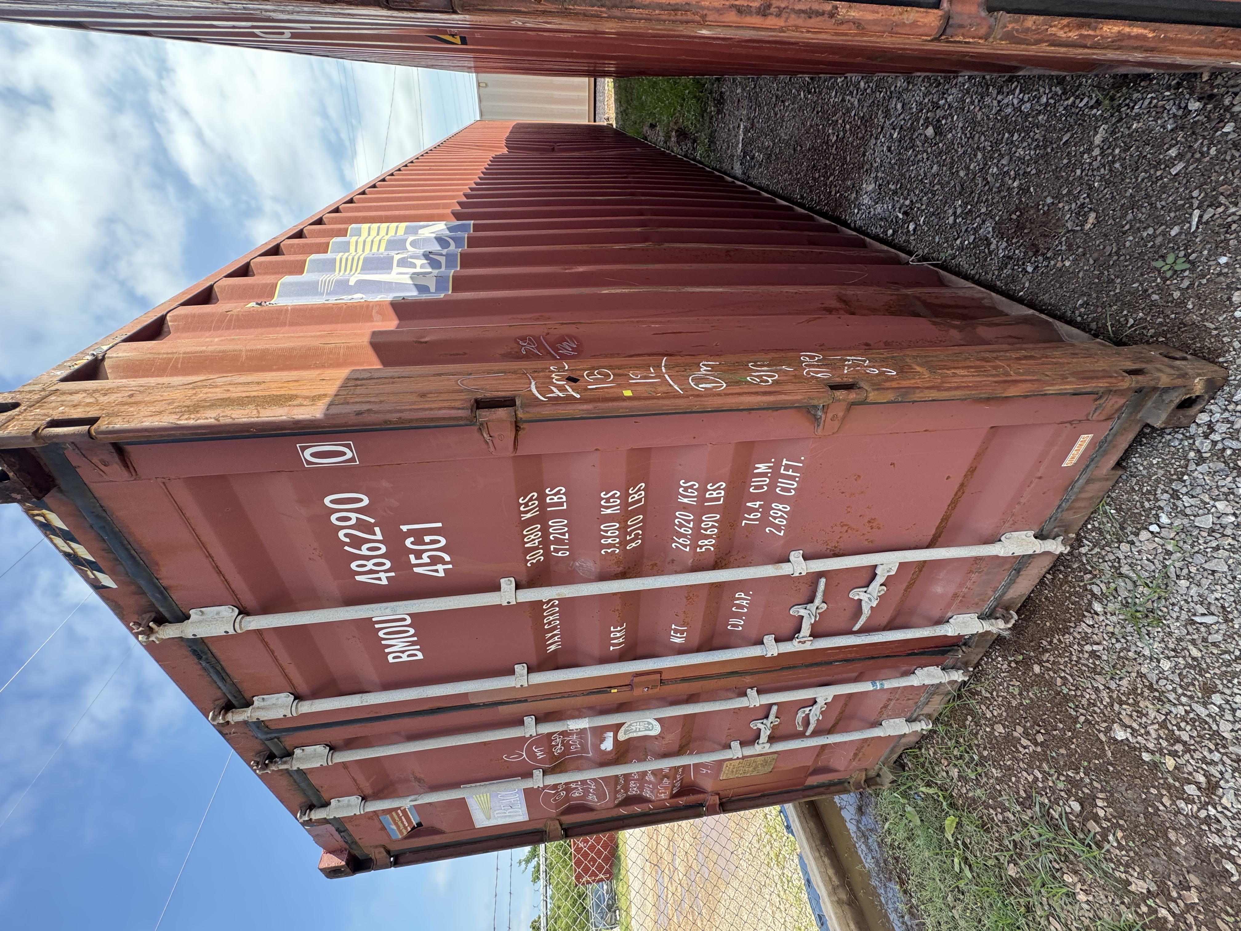 Front corner view of the product