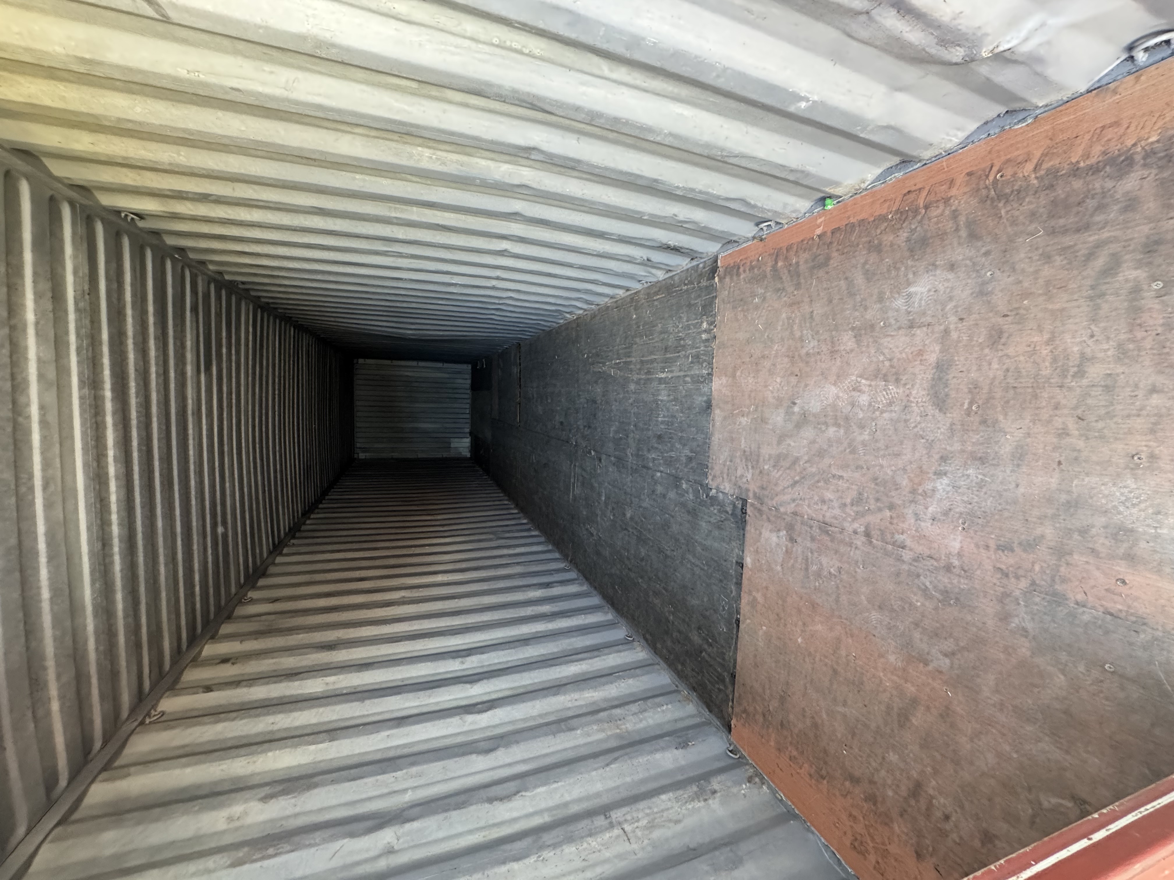 Rear corner view of the product