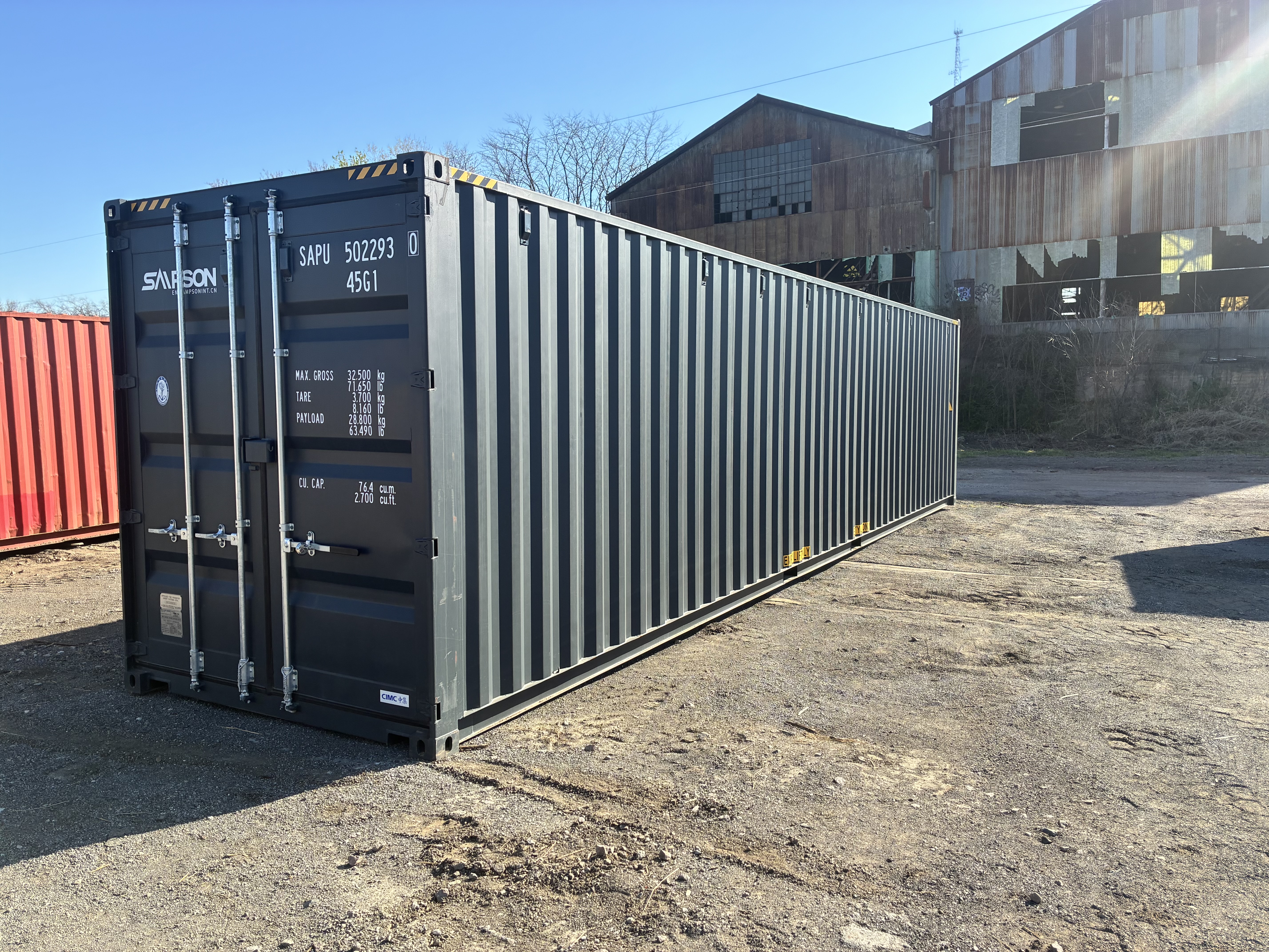 Front corner view of the product