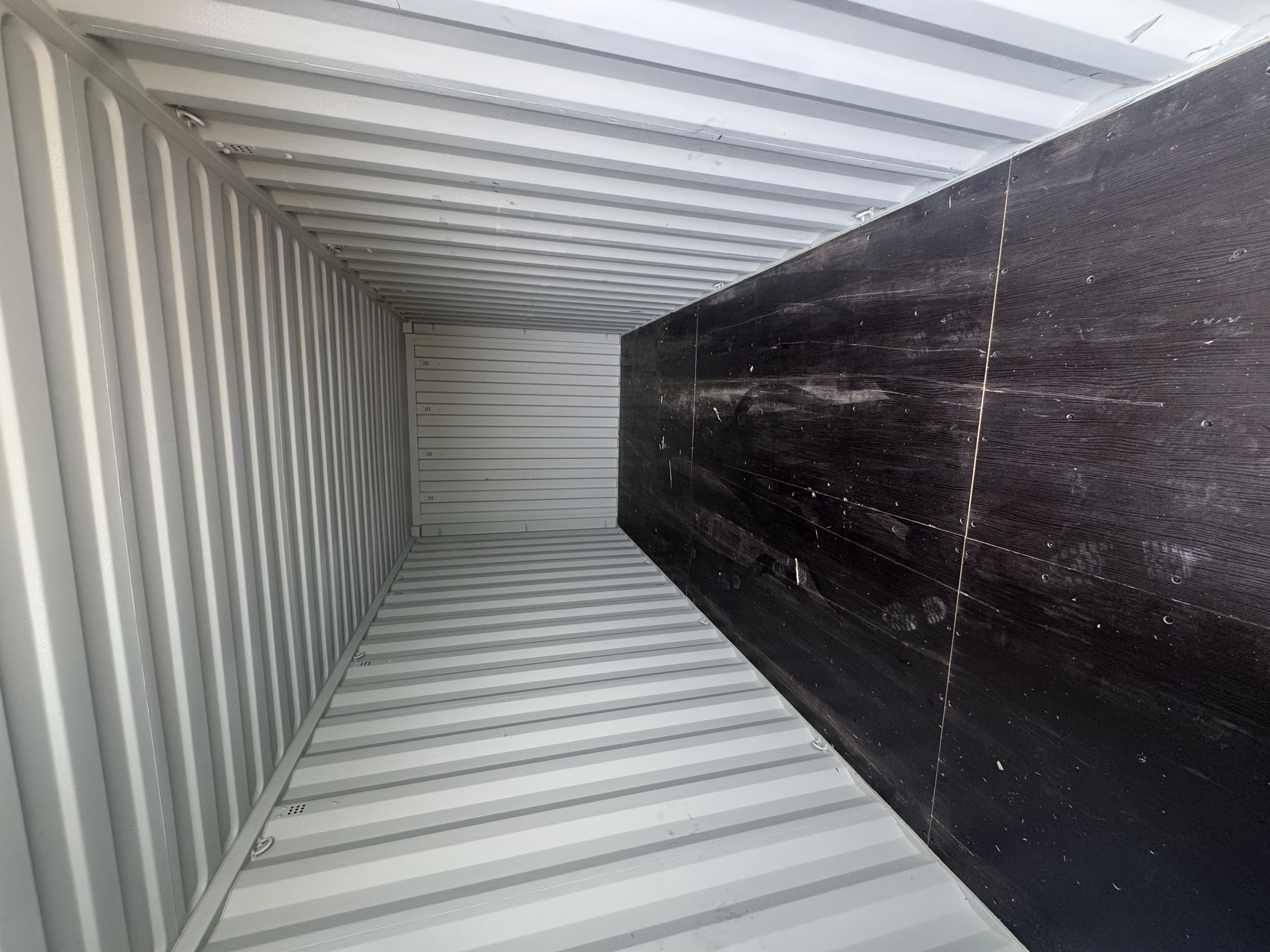 Rear corner view of the product