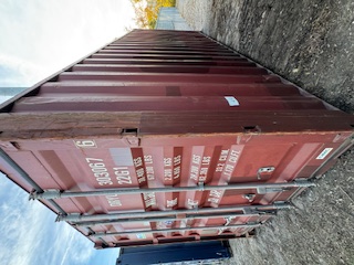 Front corner view of the product