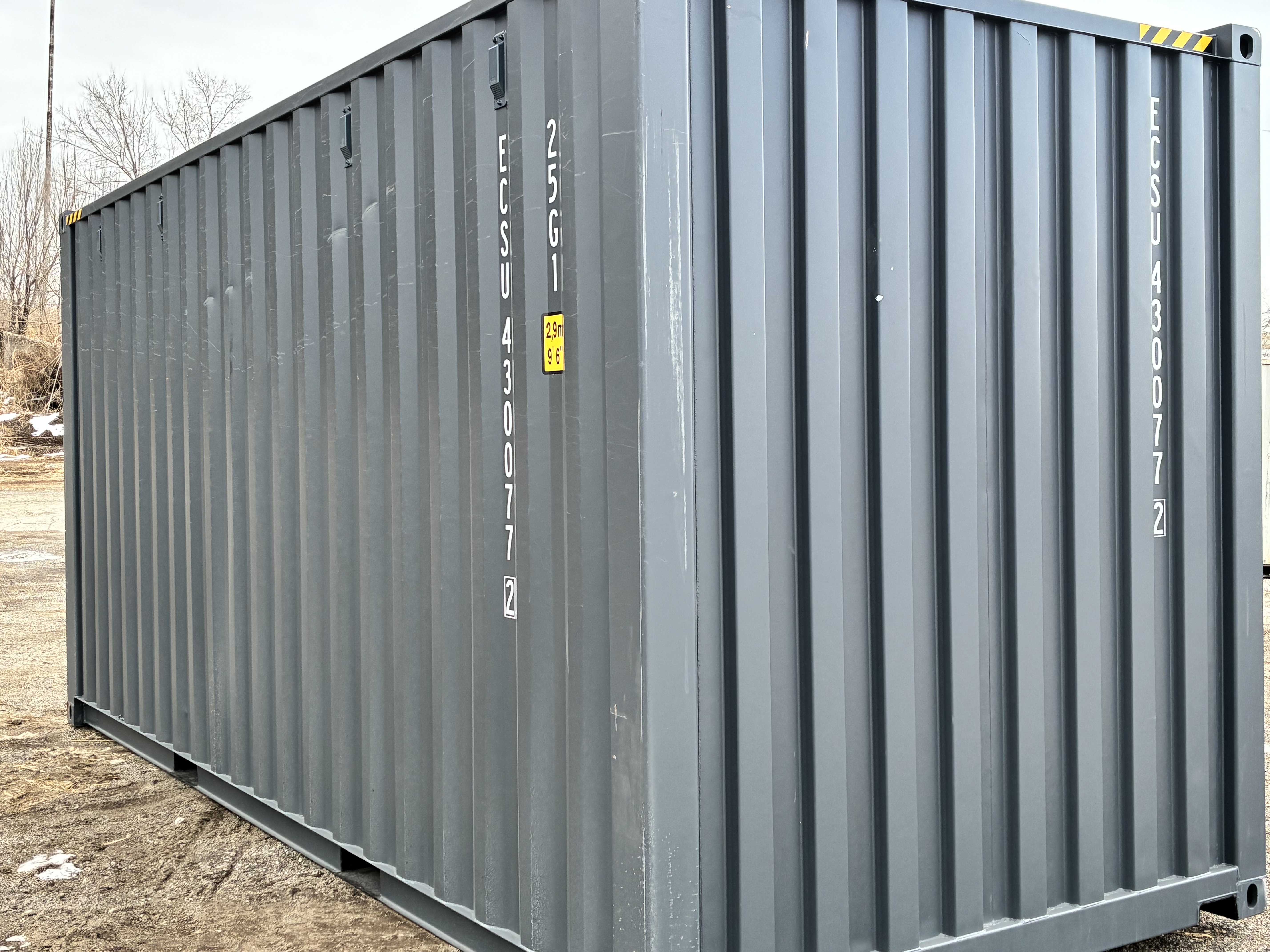 Rear corner view of the product