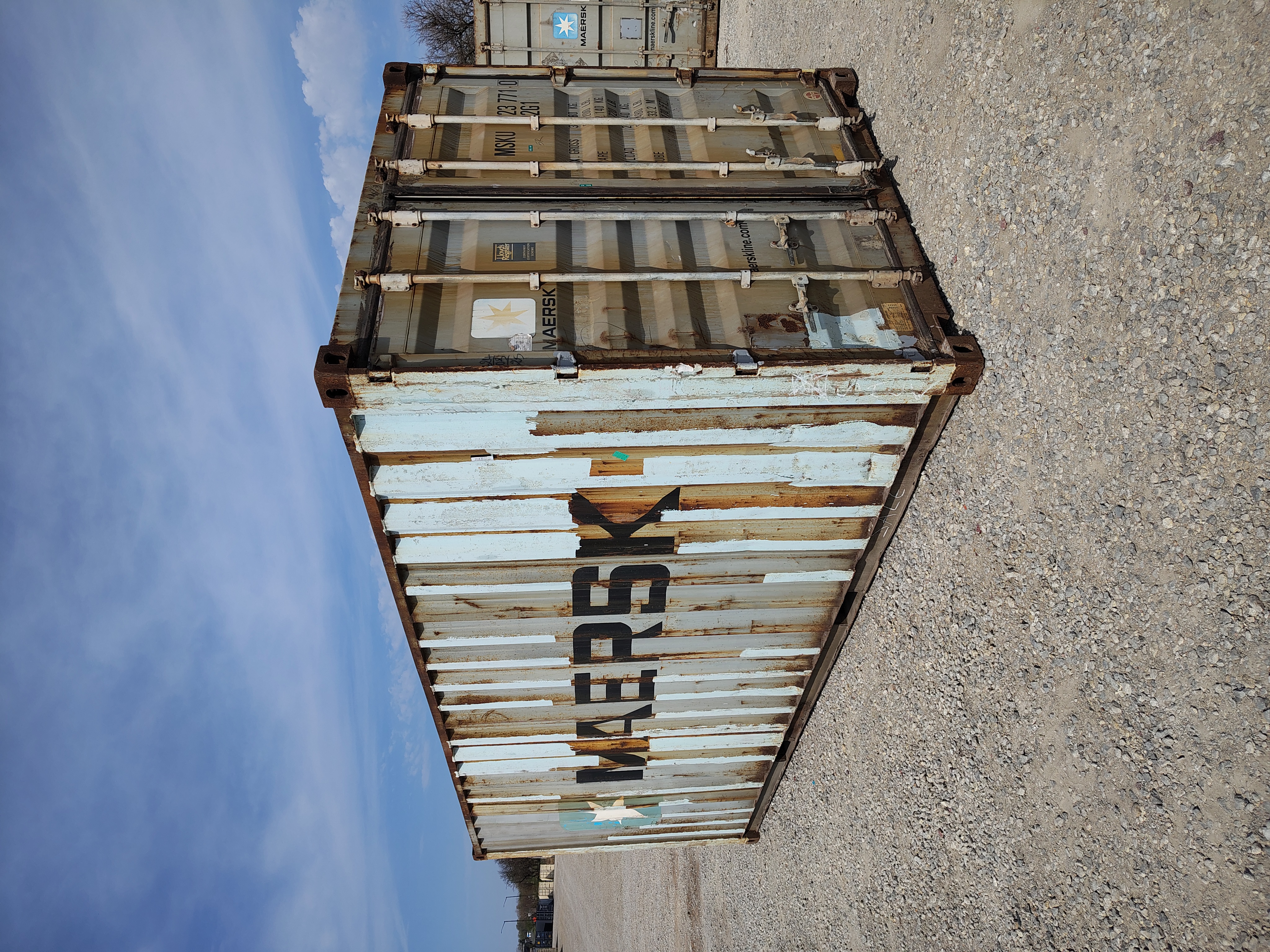 Front corner view of the product