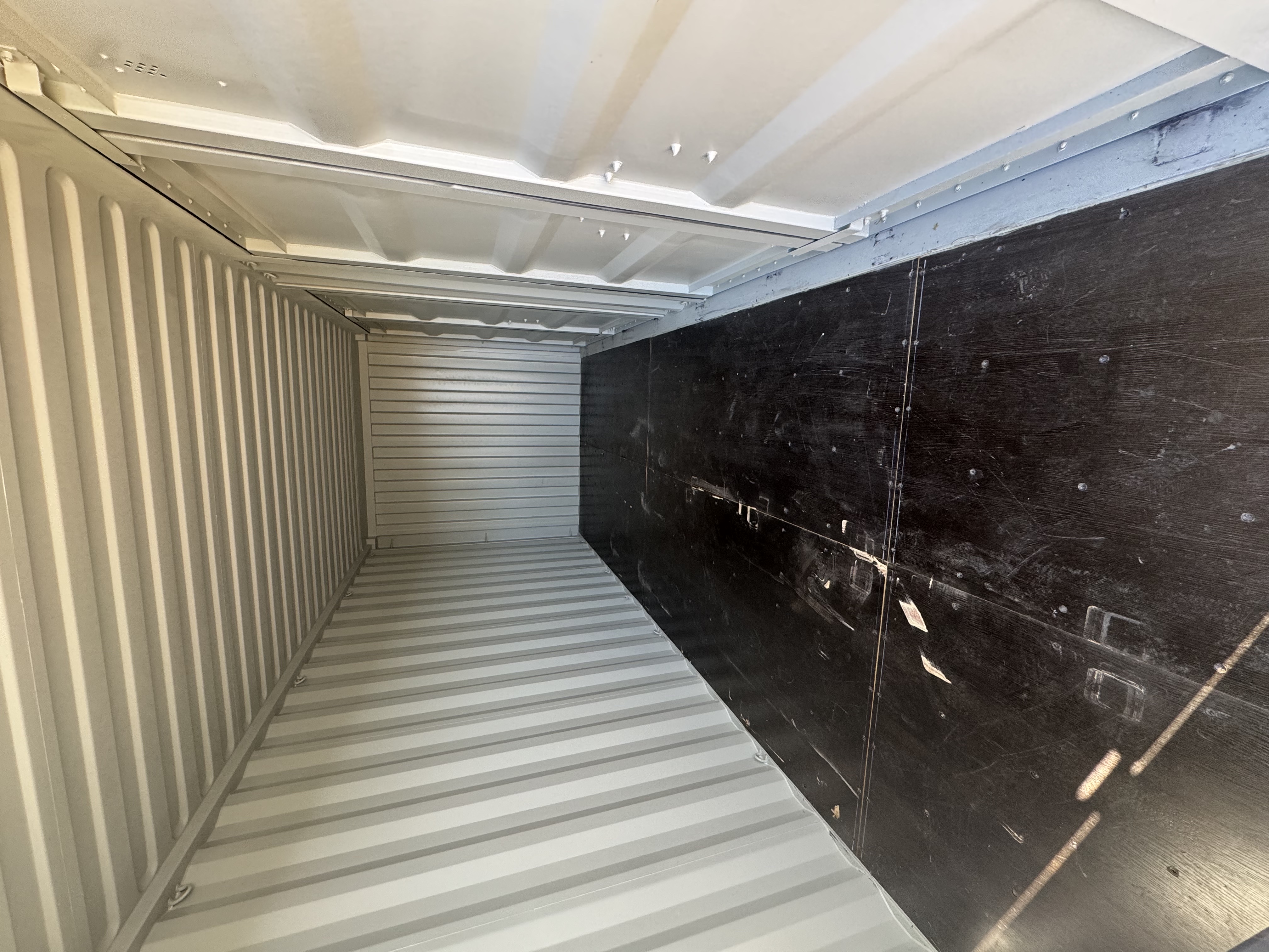 Rear corner view of the product