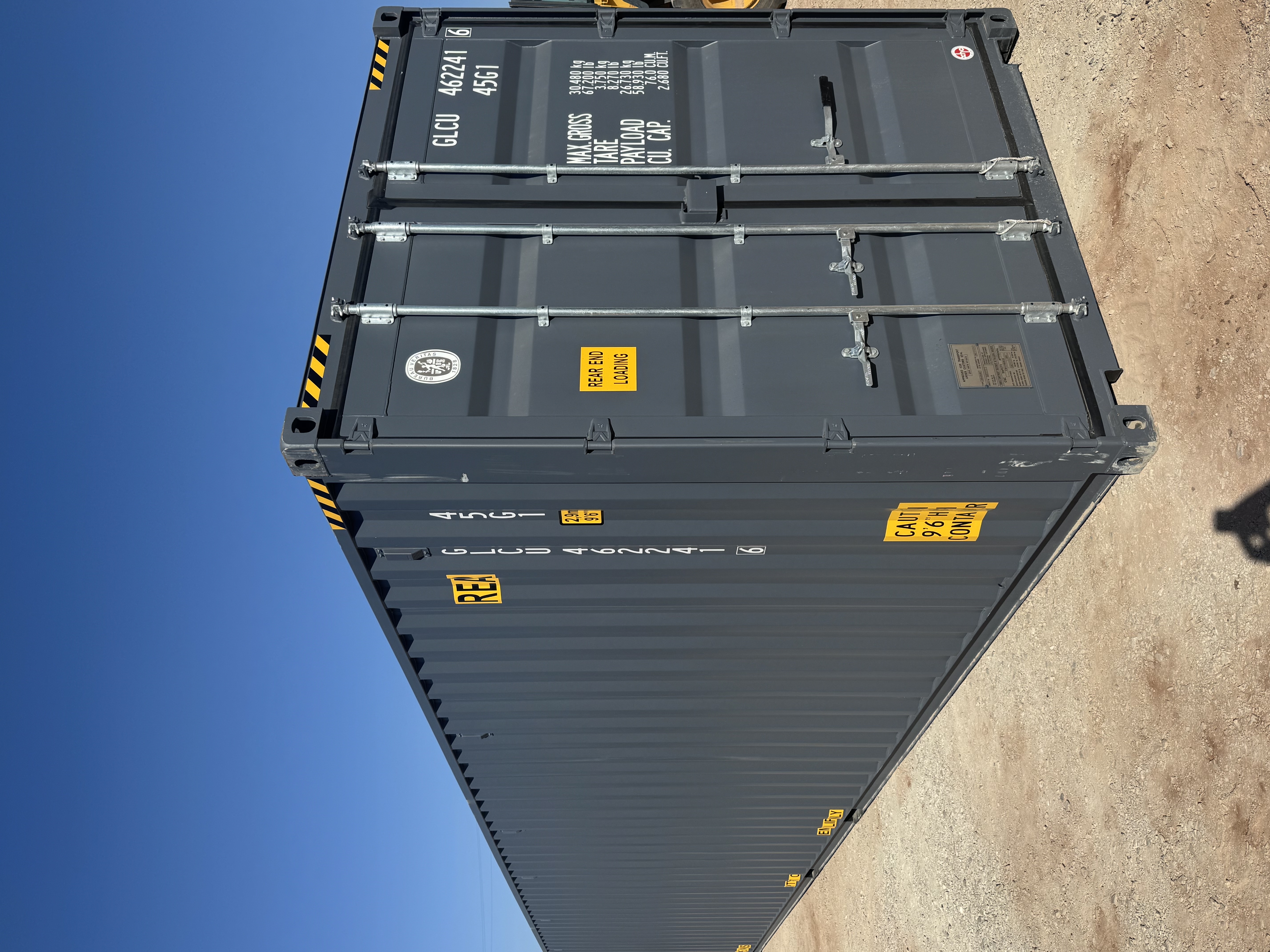 Front corner view of the product