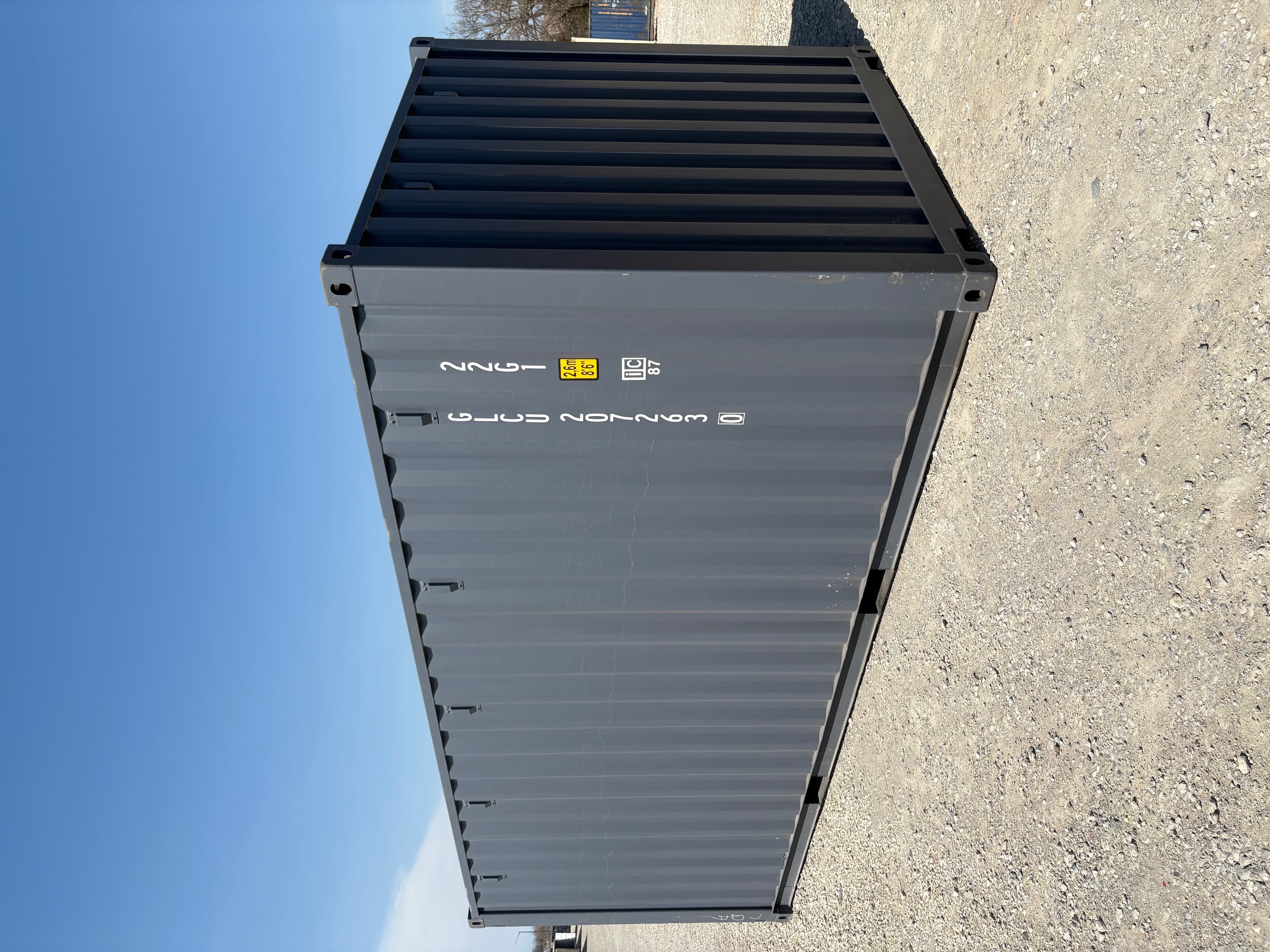 Rear corner view of the product