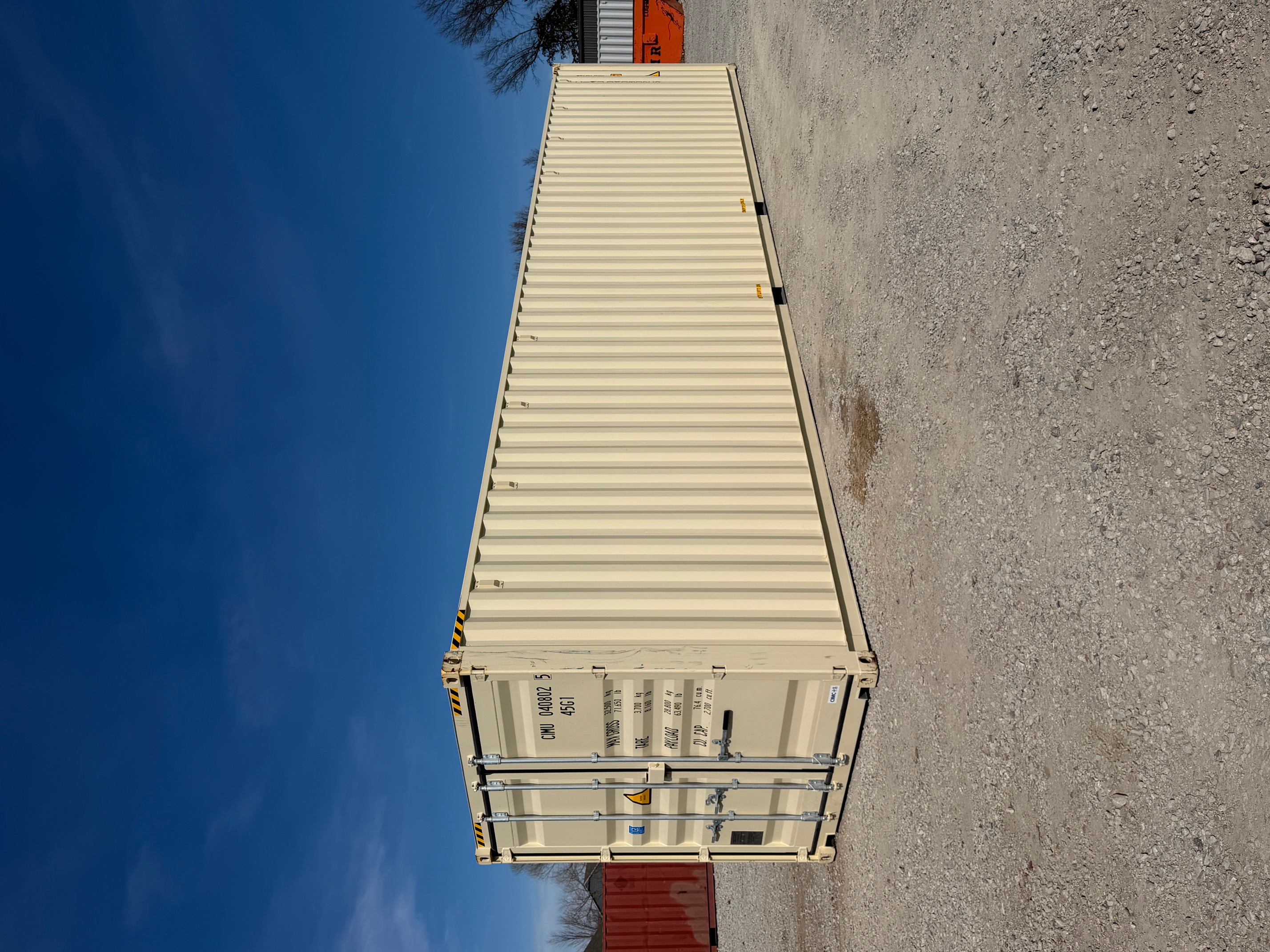 Front corner view of the product