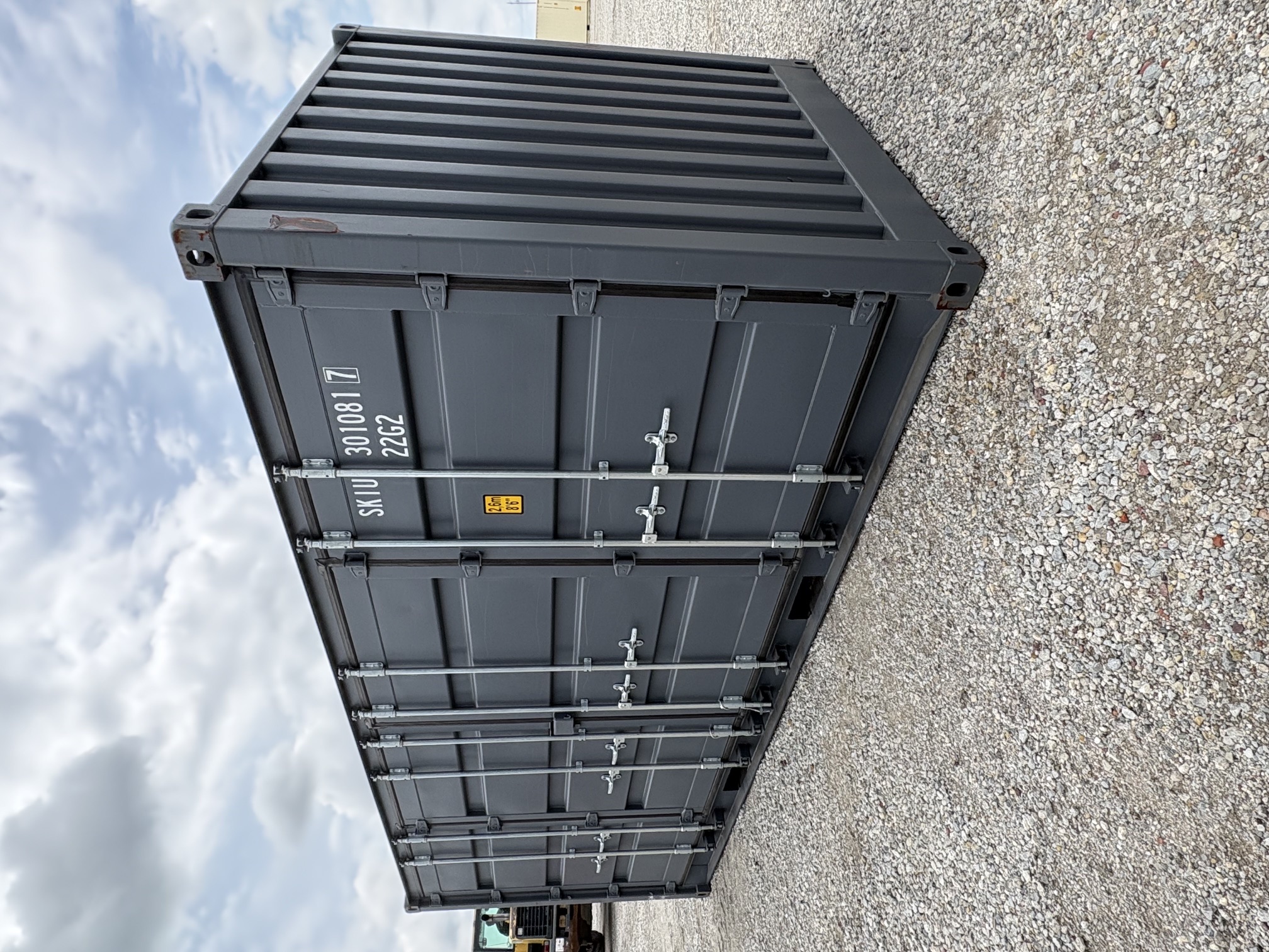 Rear corner view of the product
