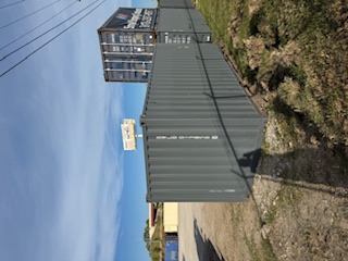 Rear corner view of the product