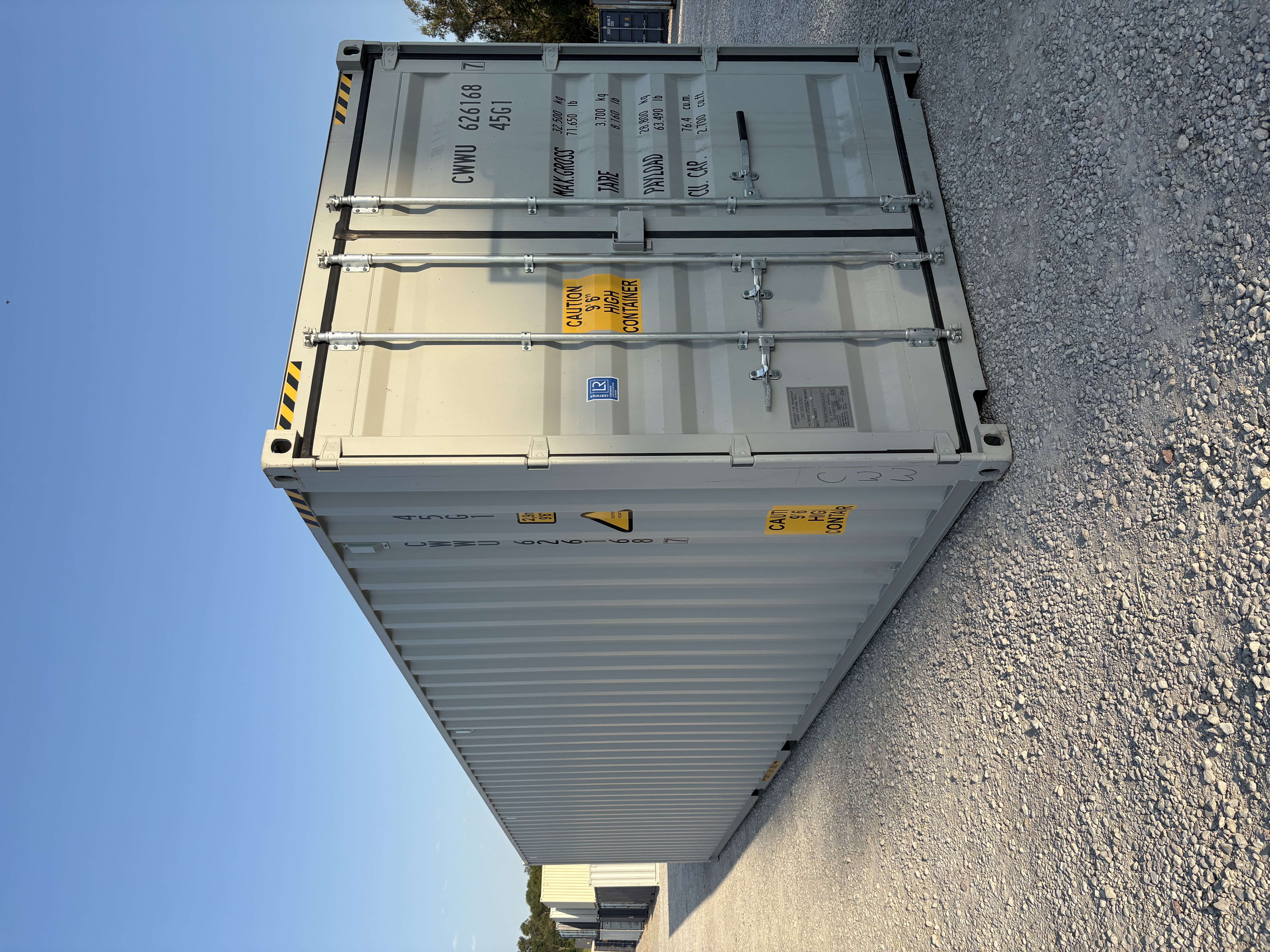 Front corner view of the product