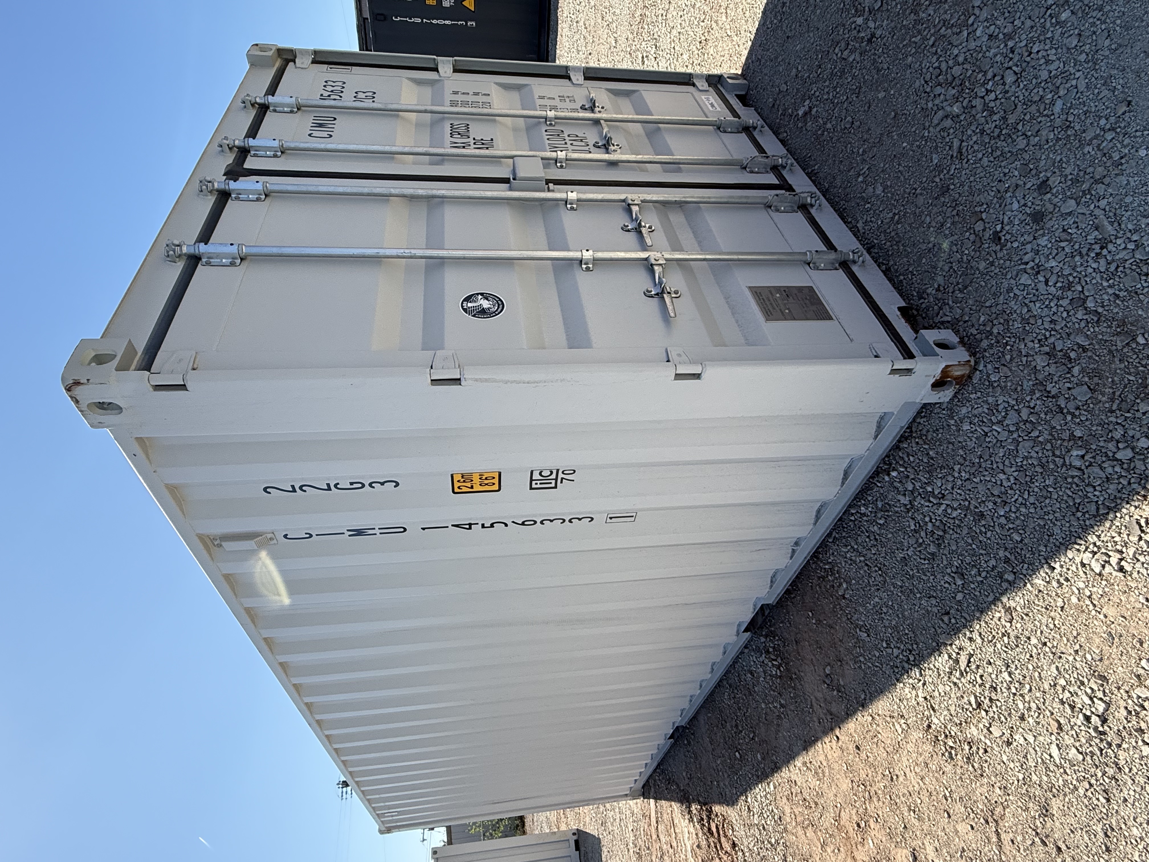 Rear corner view of the product