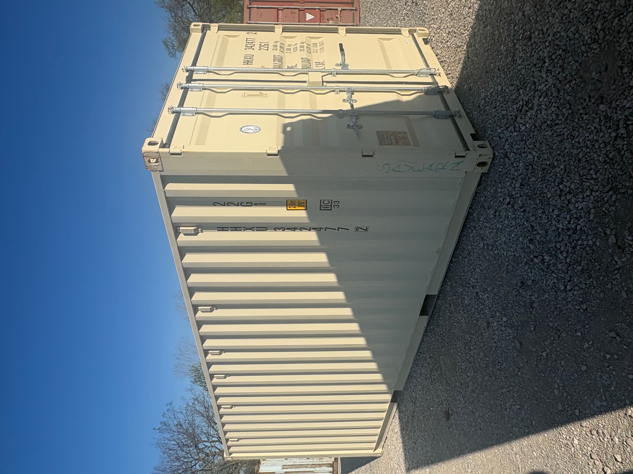 Front corner view of the product