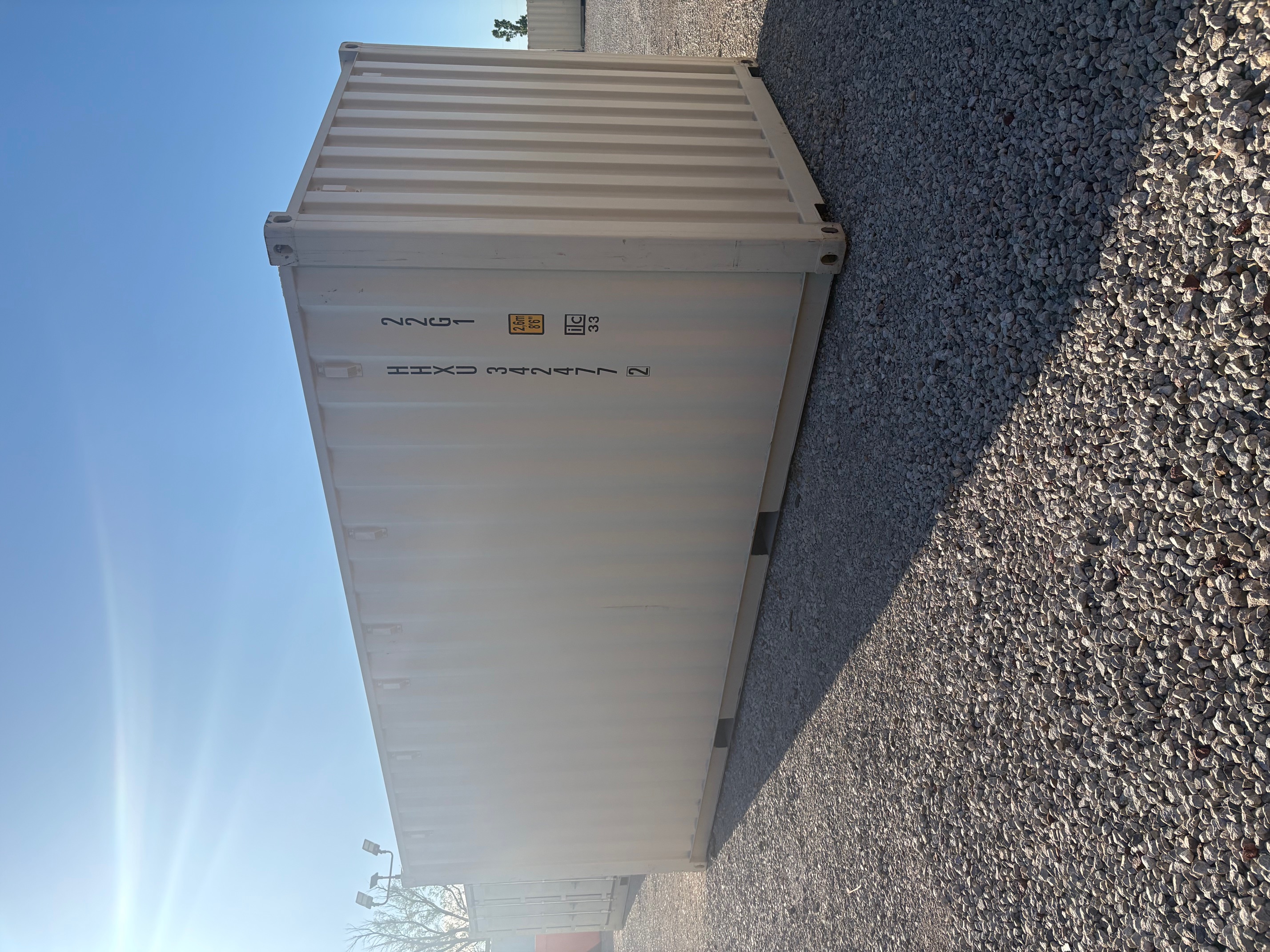 Rear corner view of the product