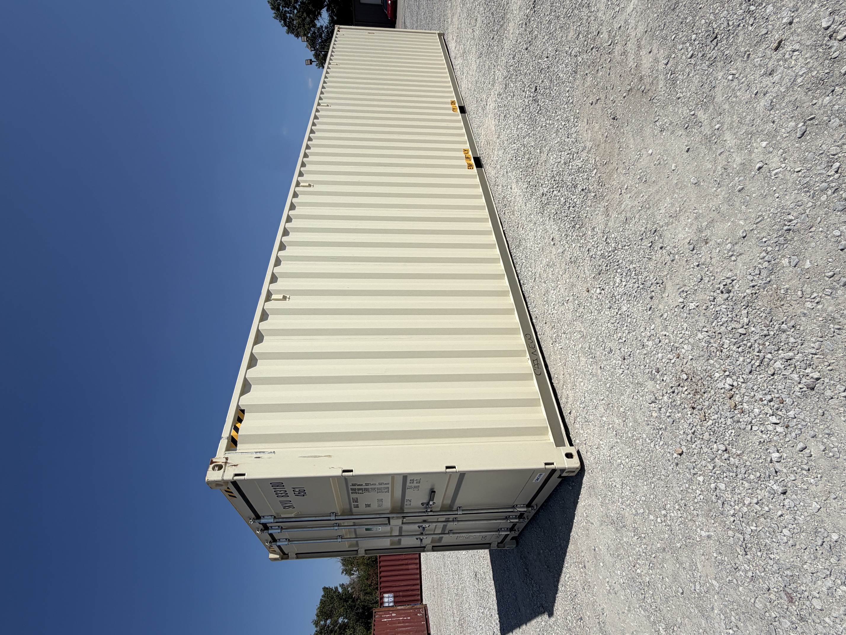 Front corner view of the product