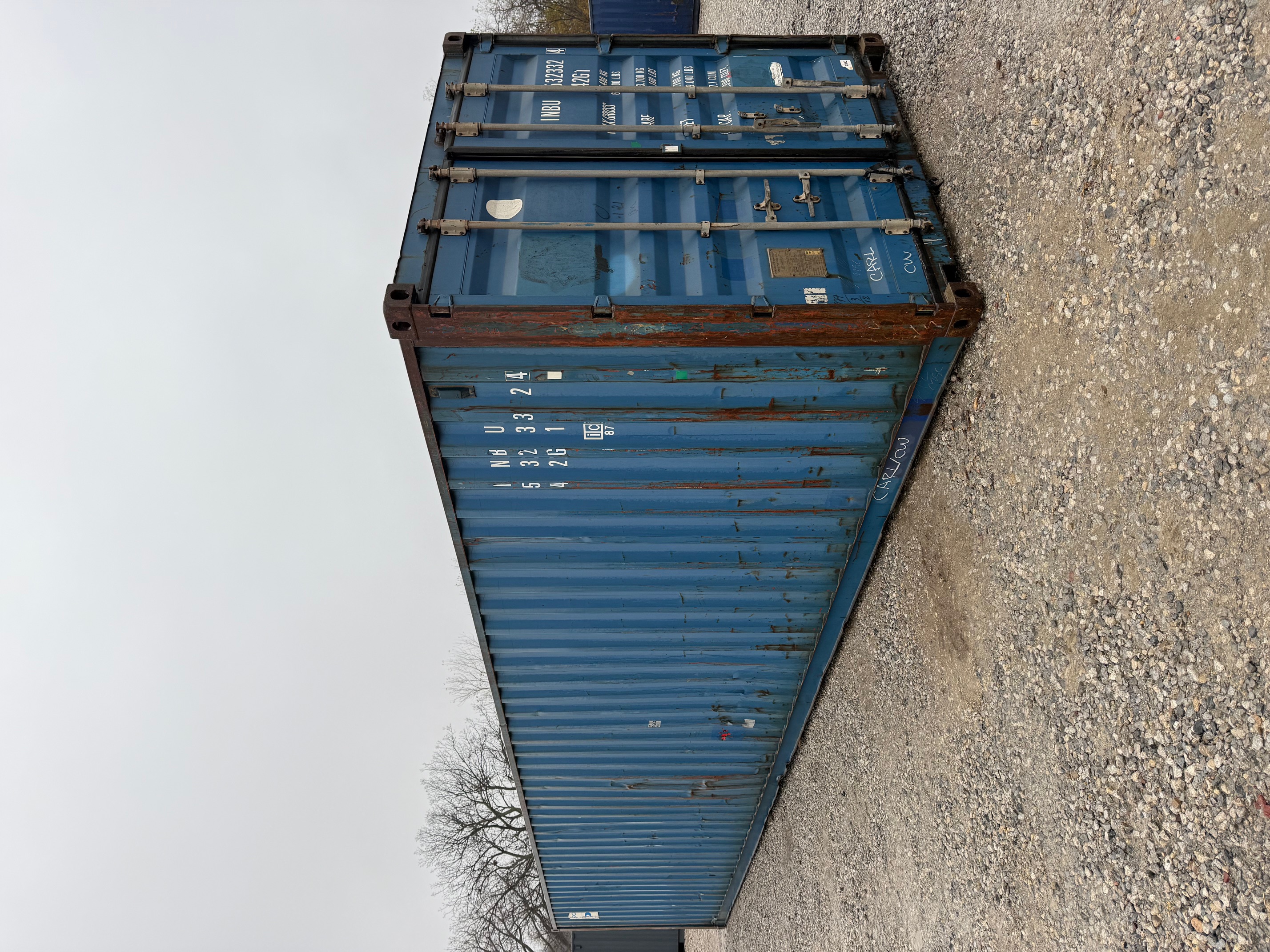 Front corner view of the product