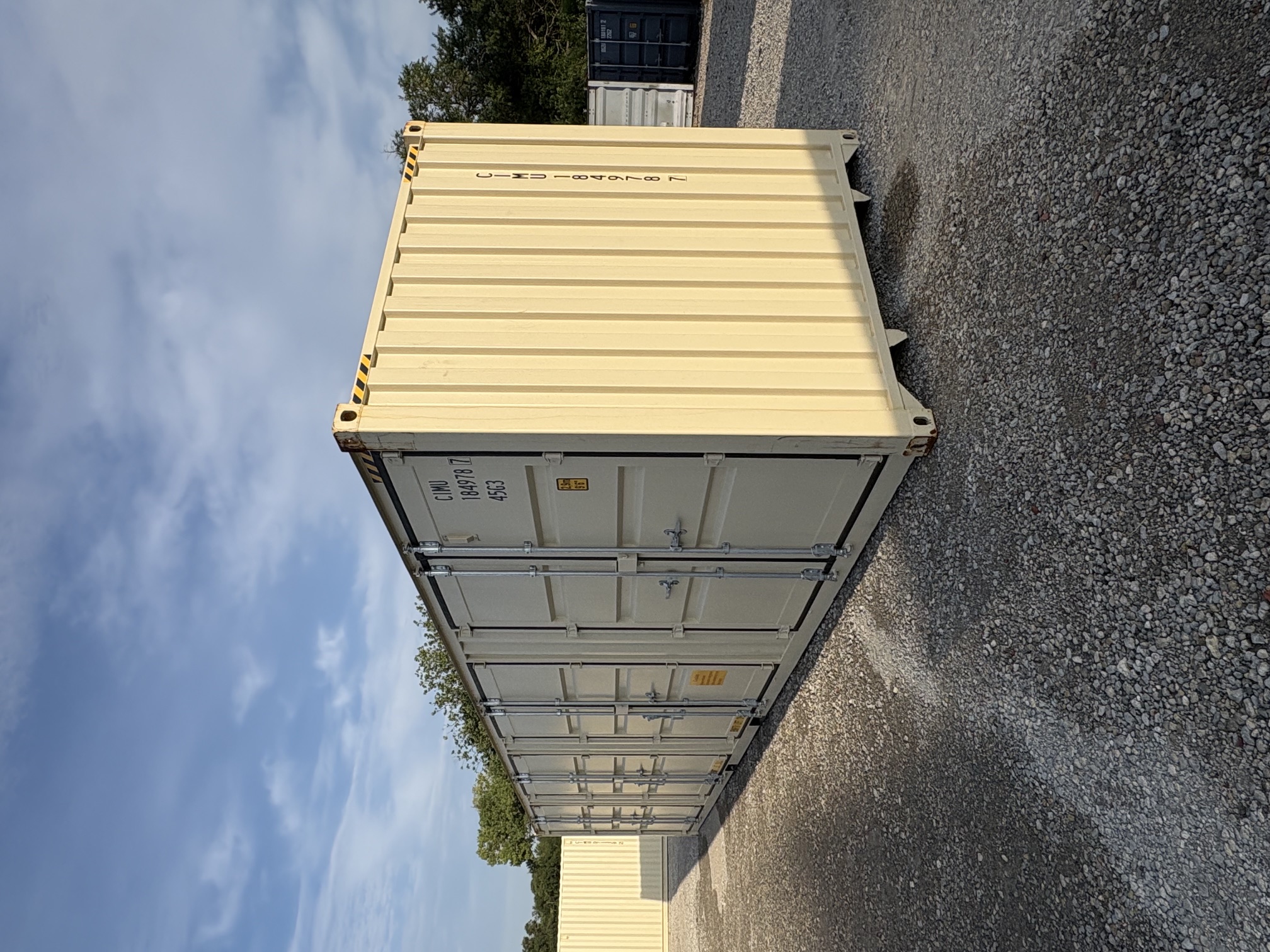 Front corner view of the product