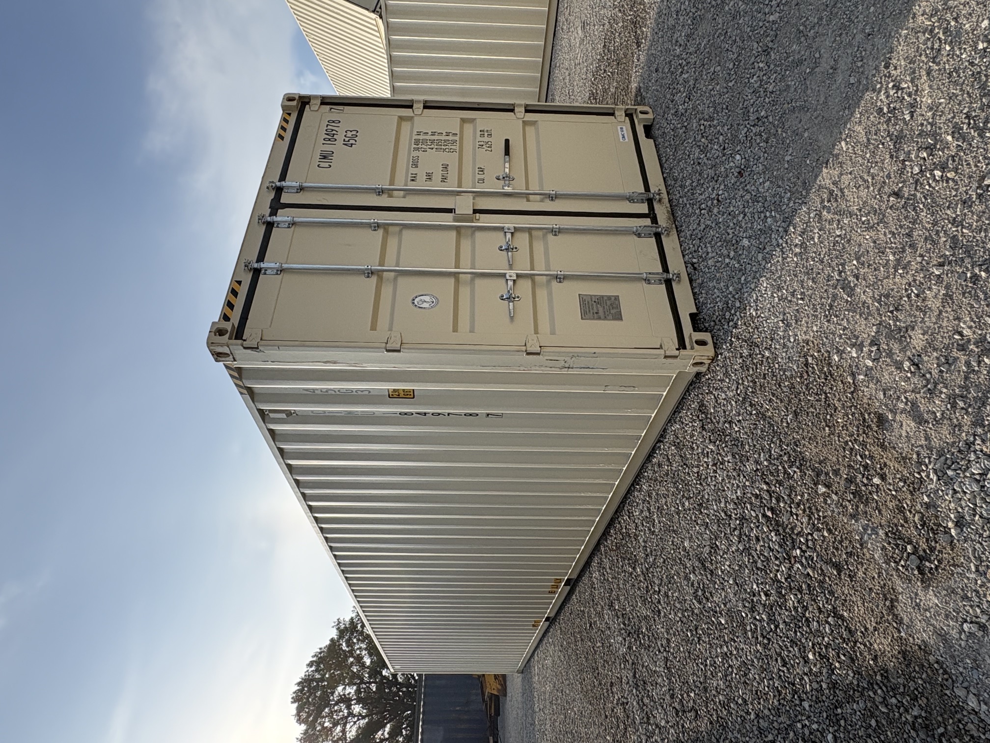 Rear corner view of the product