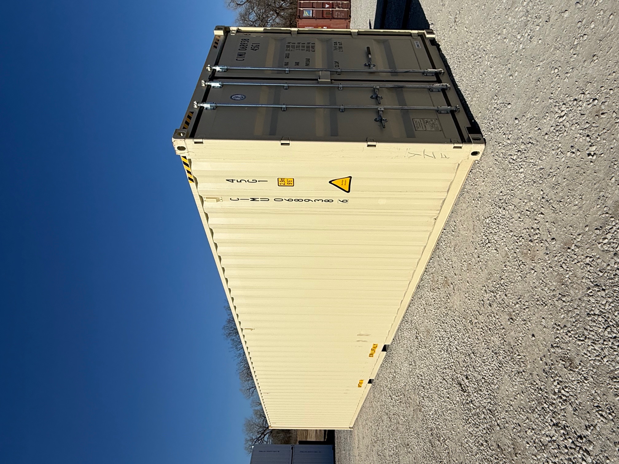 Front corner view of the product