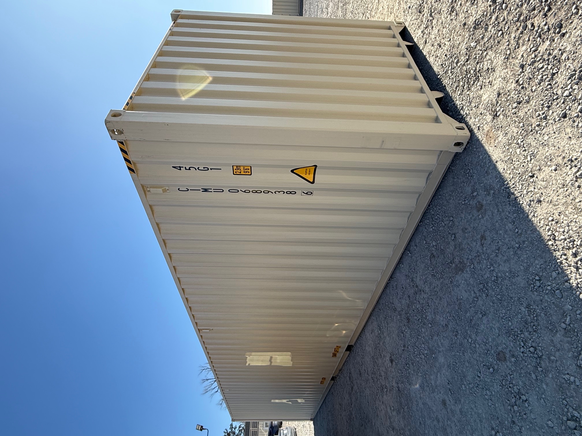 Rear corner view of the product