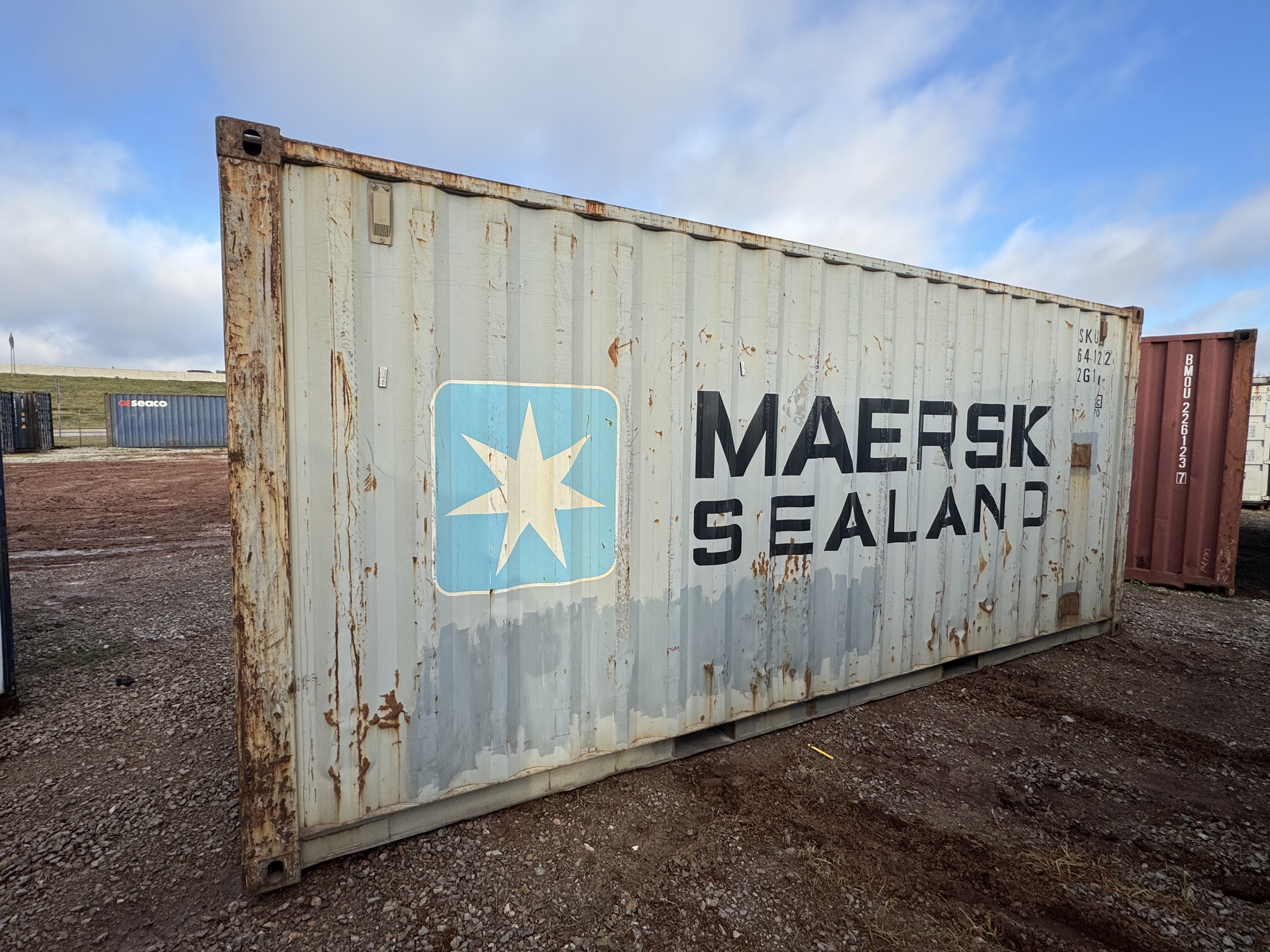 Front corner view of the product