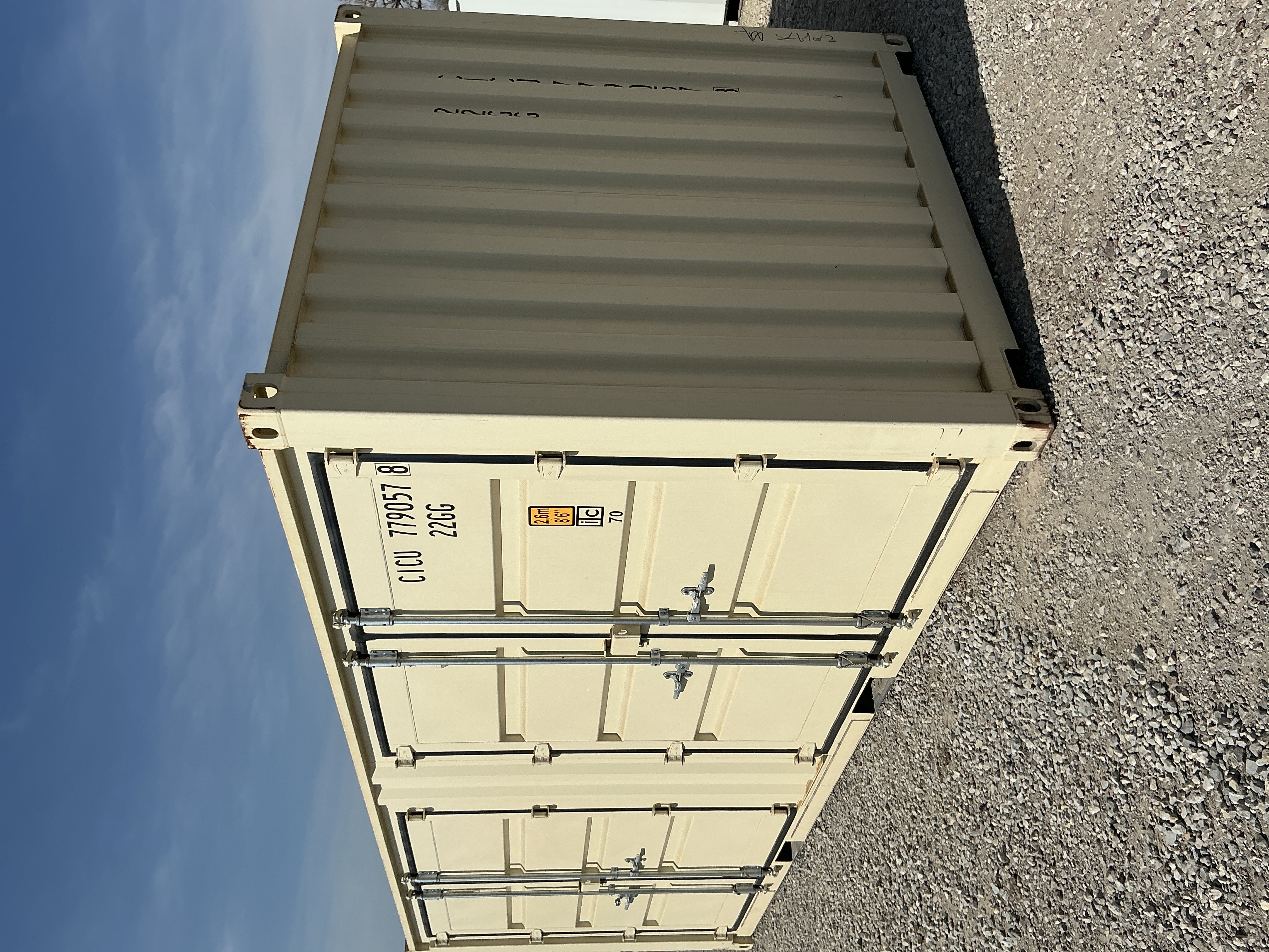 Rear corner view of the product