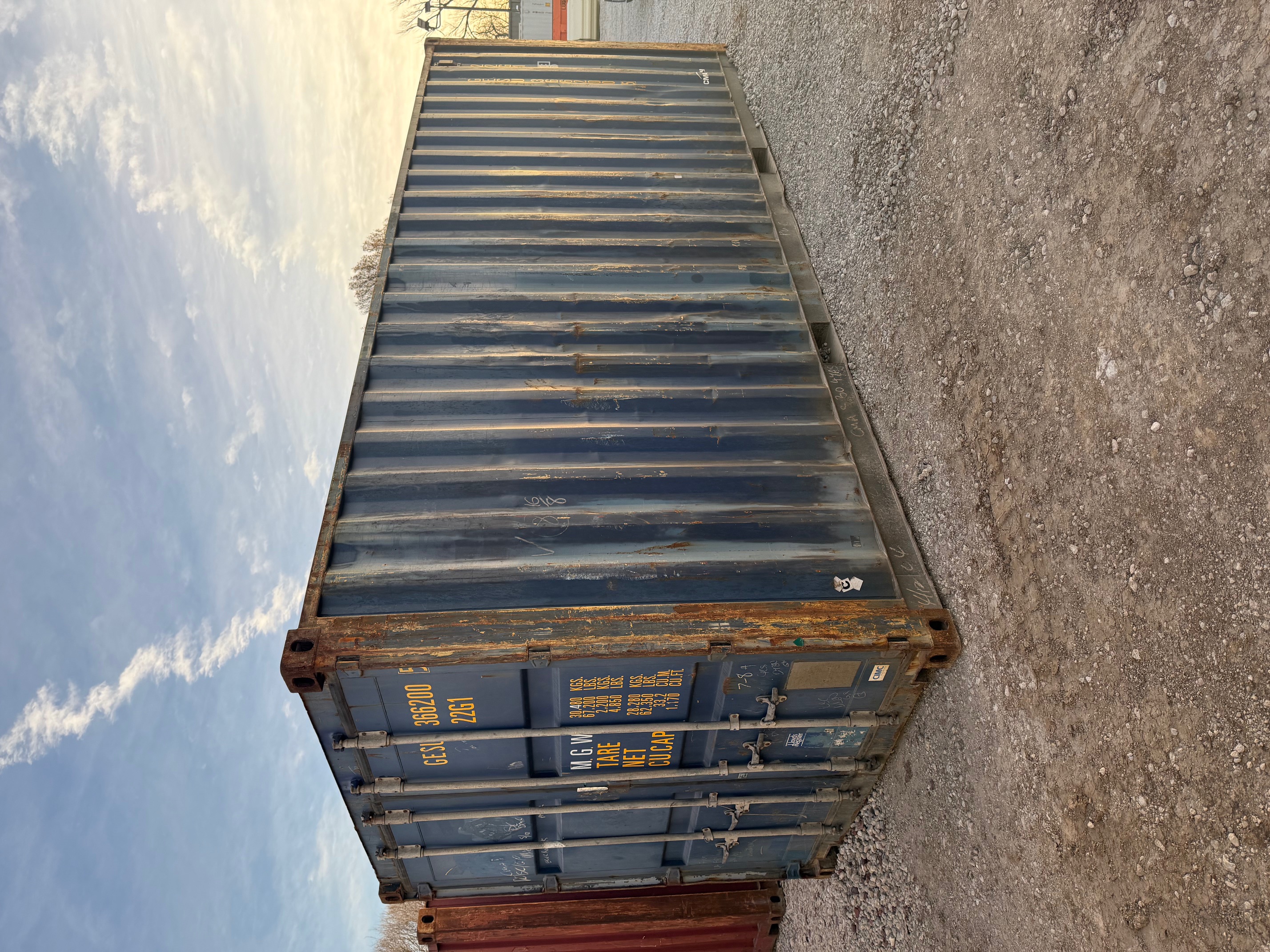 Front corner view of the product