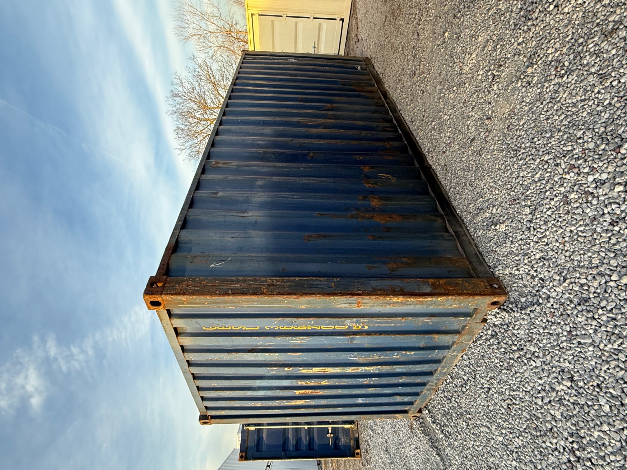 Rear corner view of the product