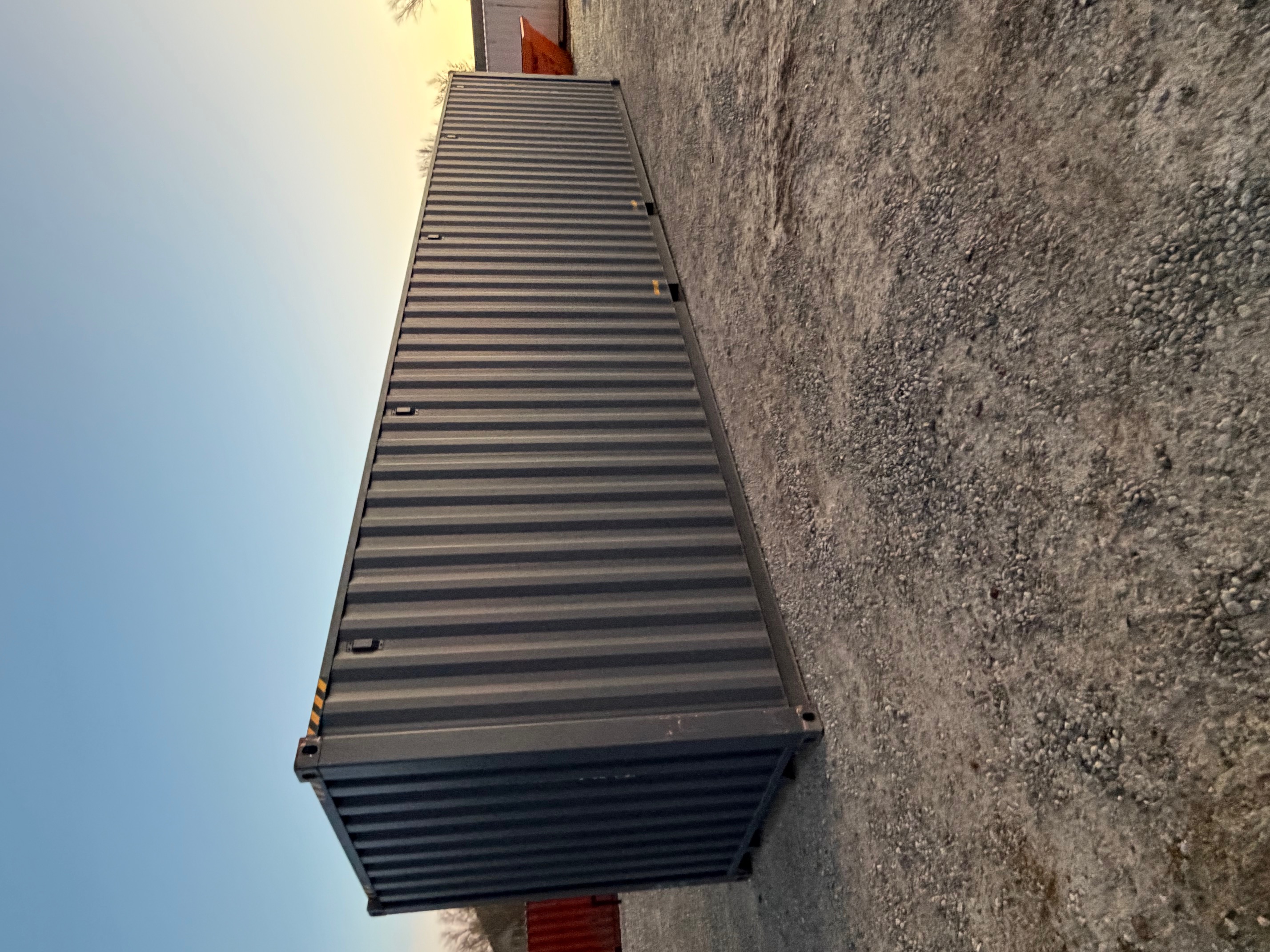 Rear corner view of the product