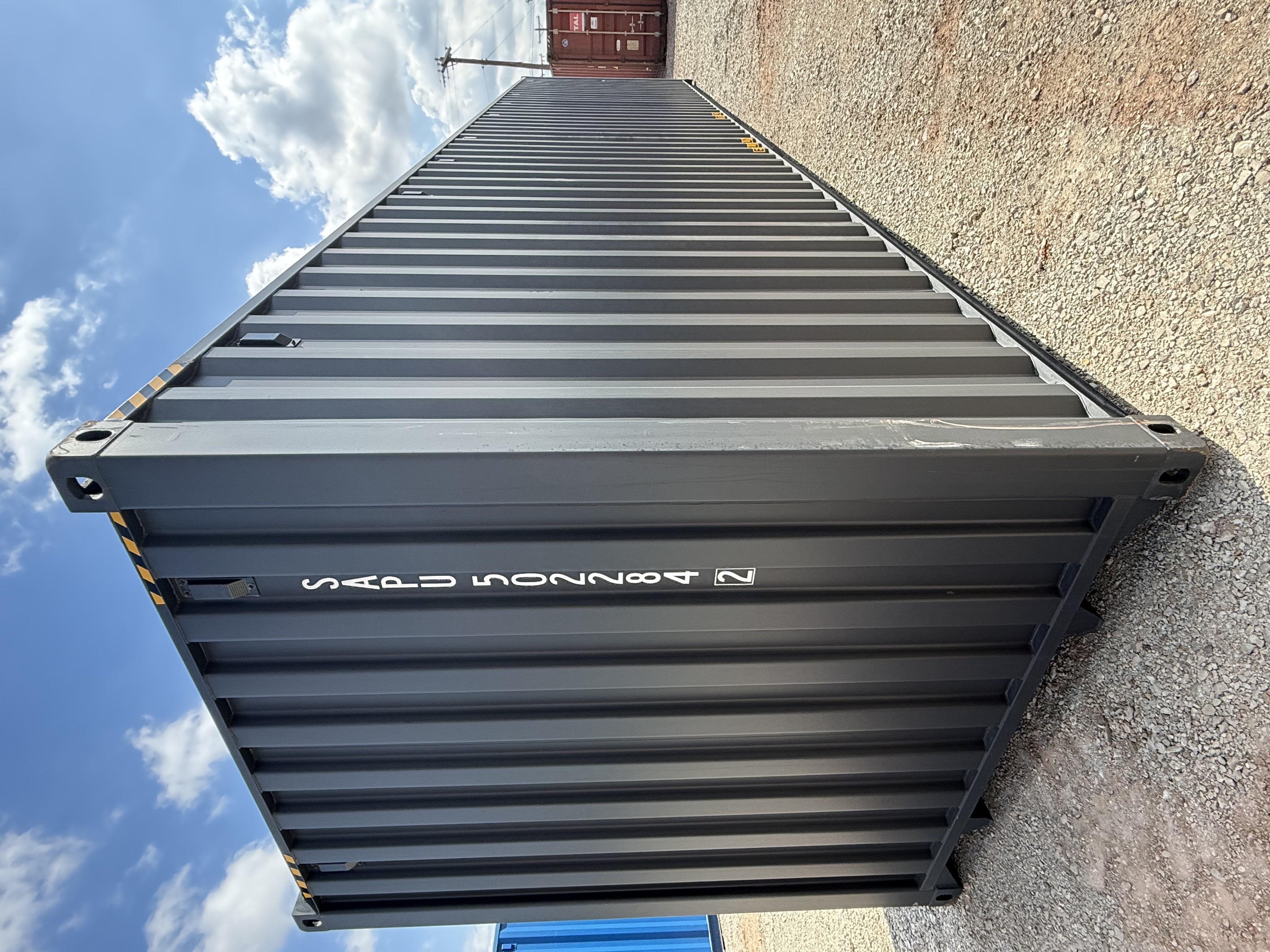 Rear corner view of the product