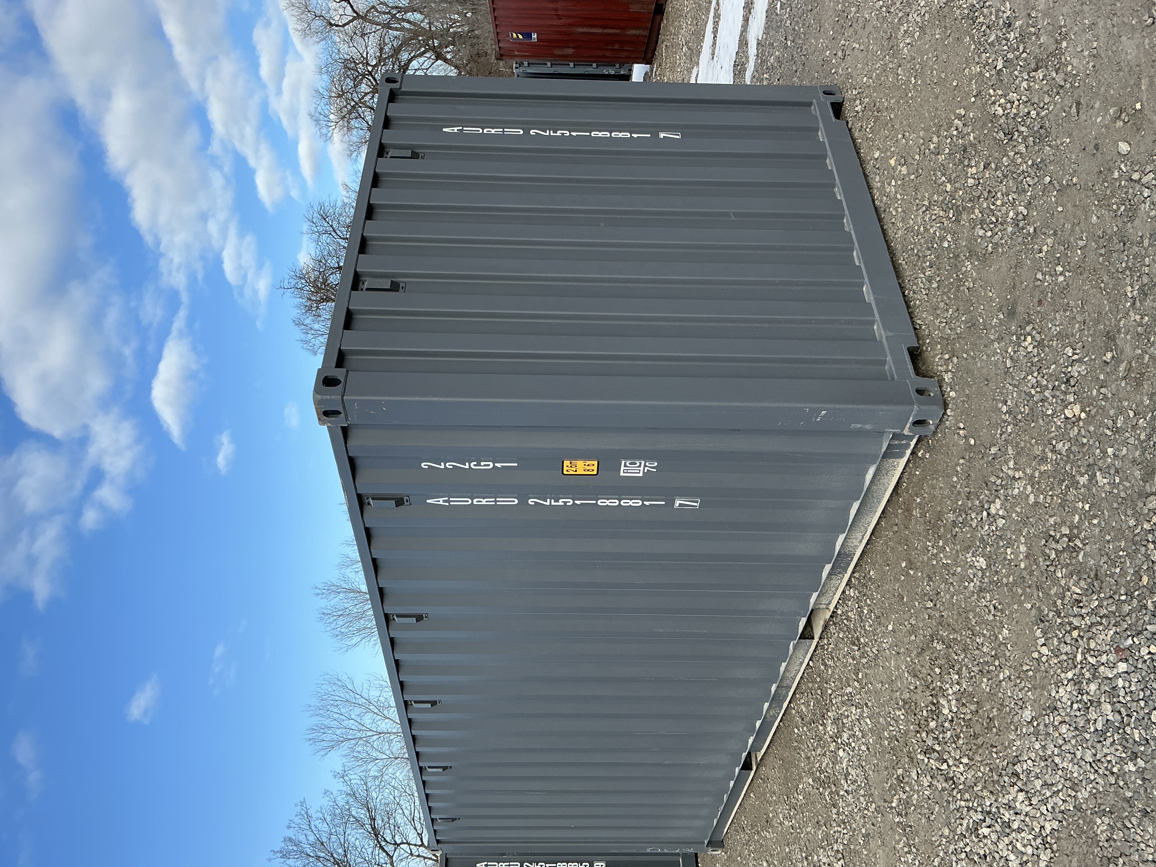 Rear corner view of the product