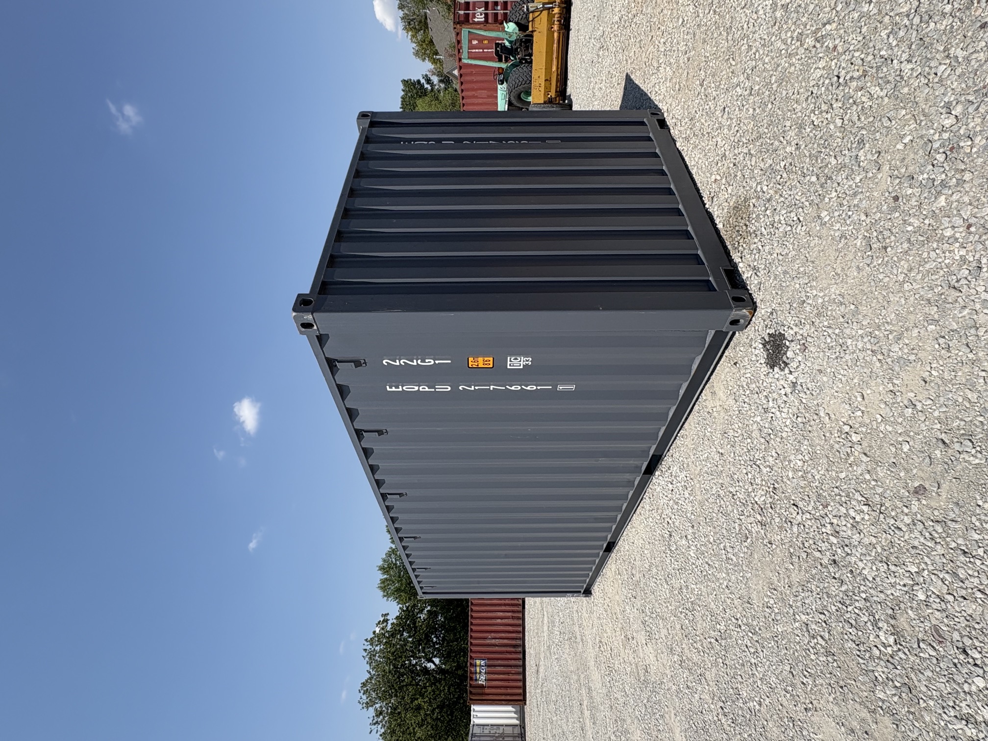 Rear corner view of the product