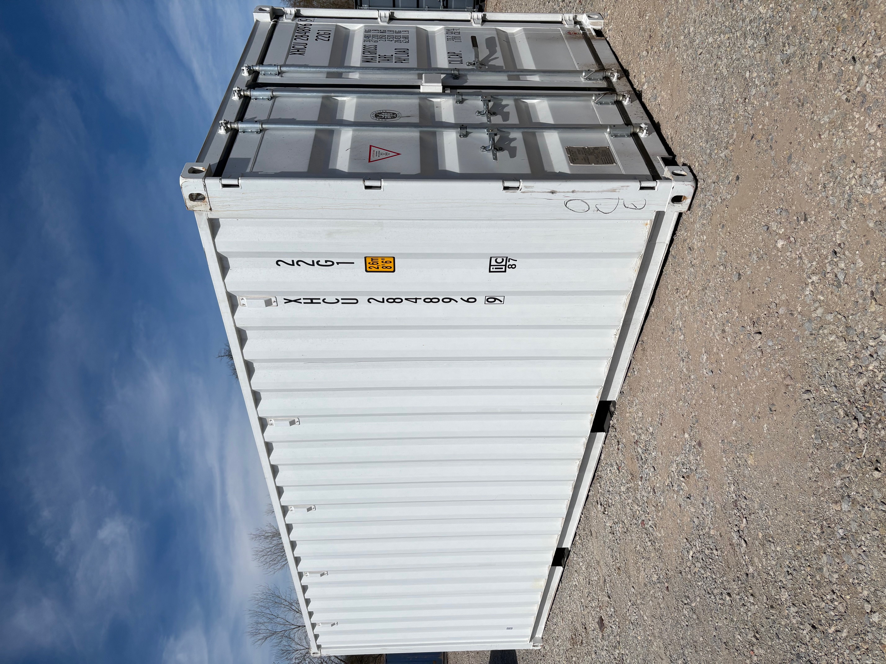 Front corner view of the product