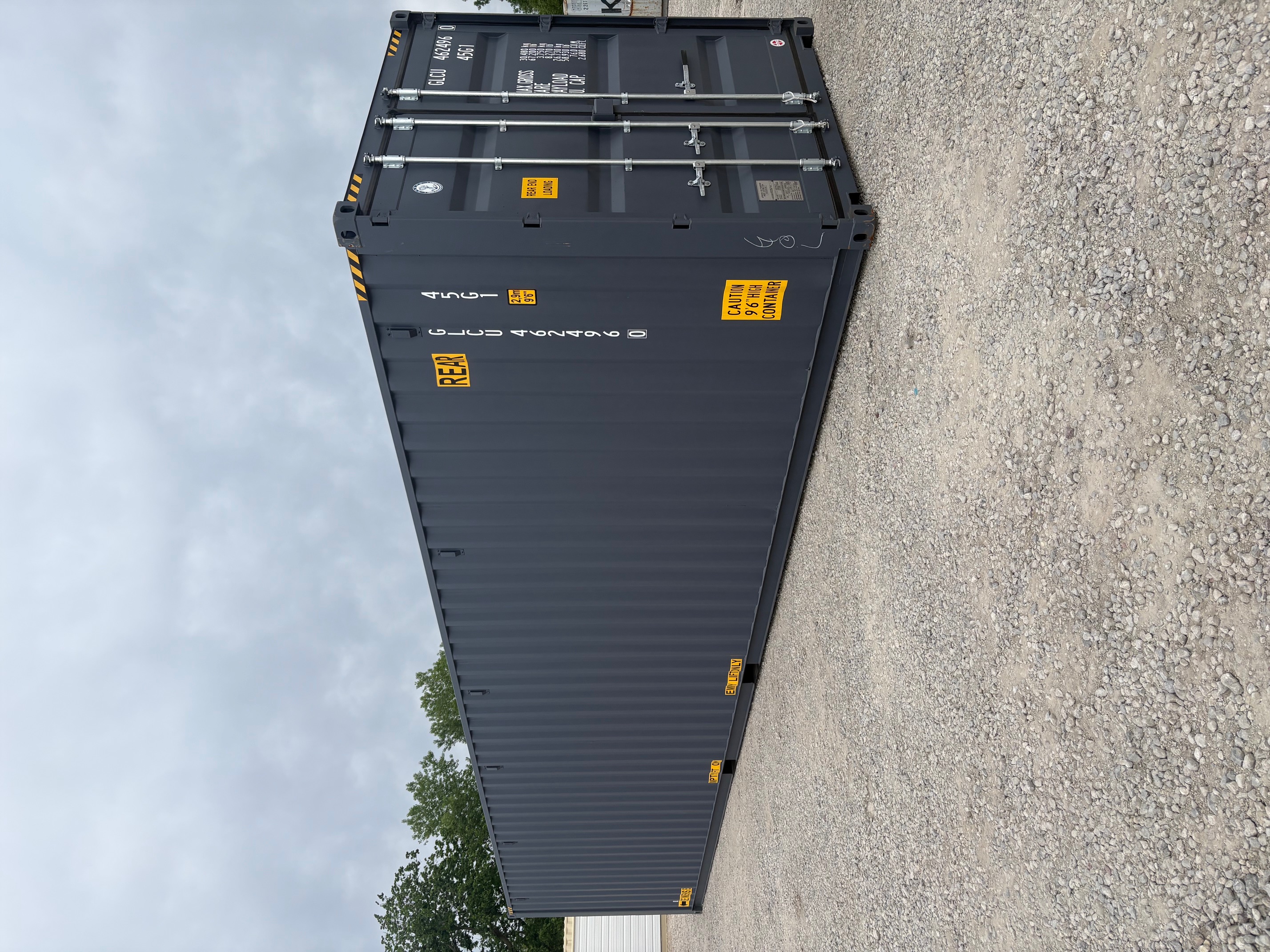 Front corner view of the product