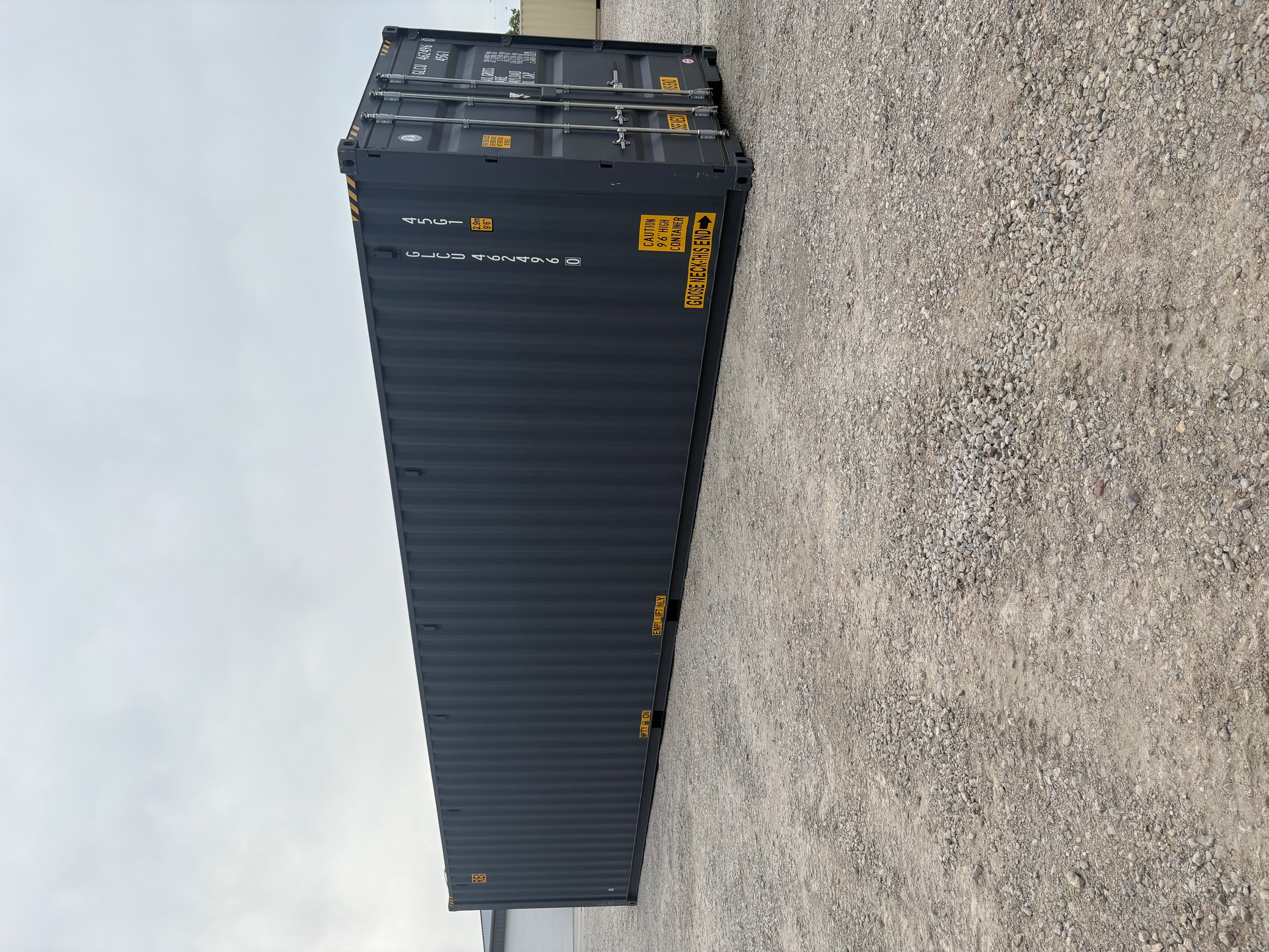 Rear corner view of the product