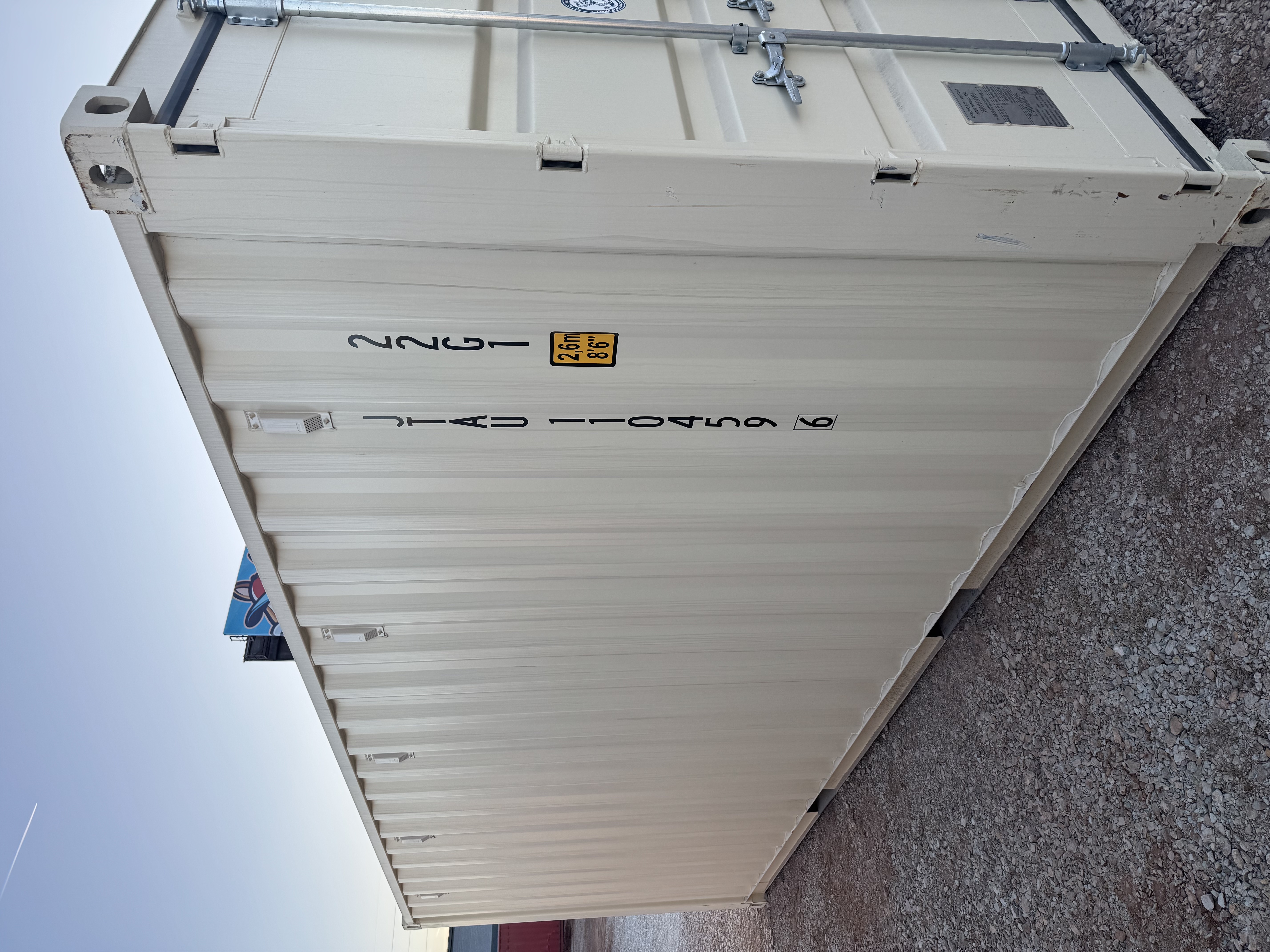 Front corner view of the product