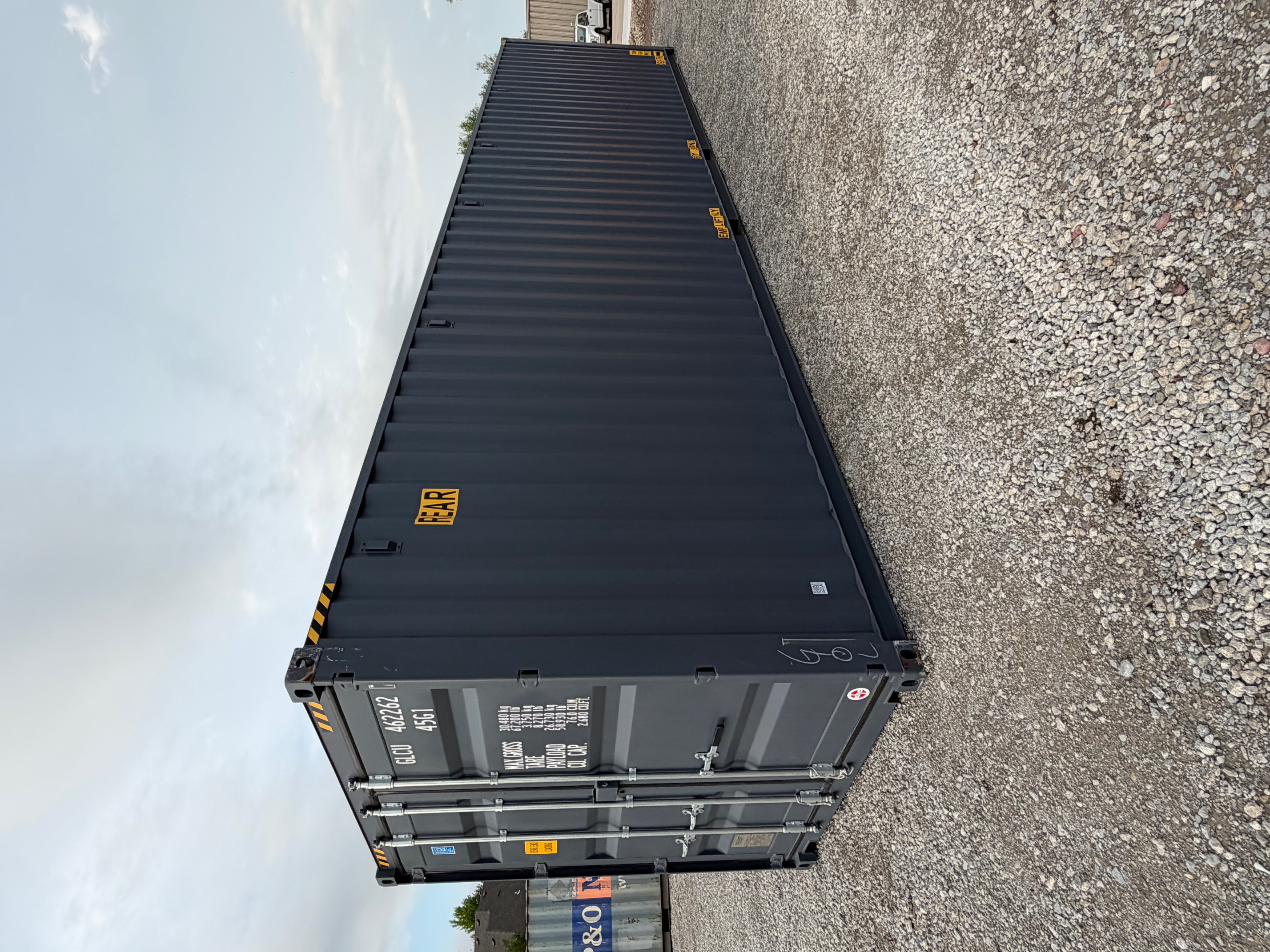 Front corner view of the product