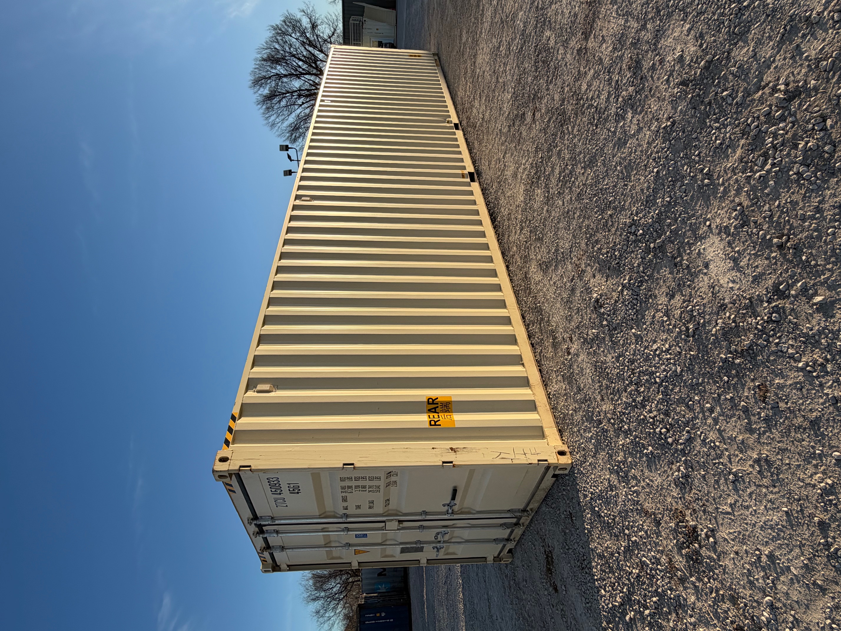 Front corner view of the product