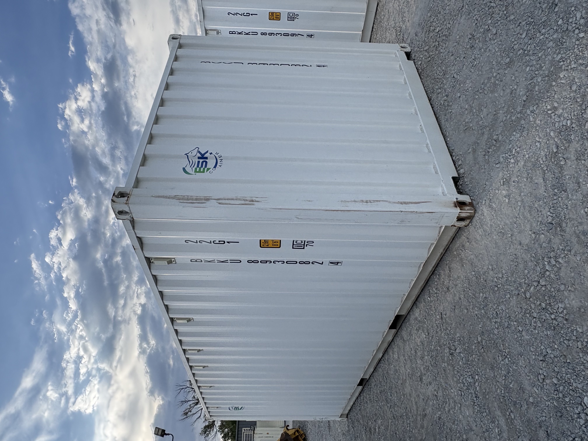 Rear corner view of the product