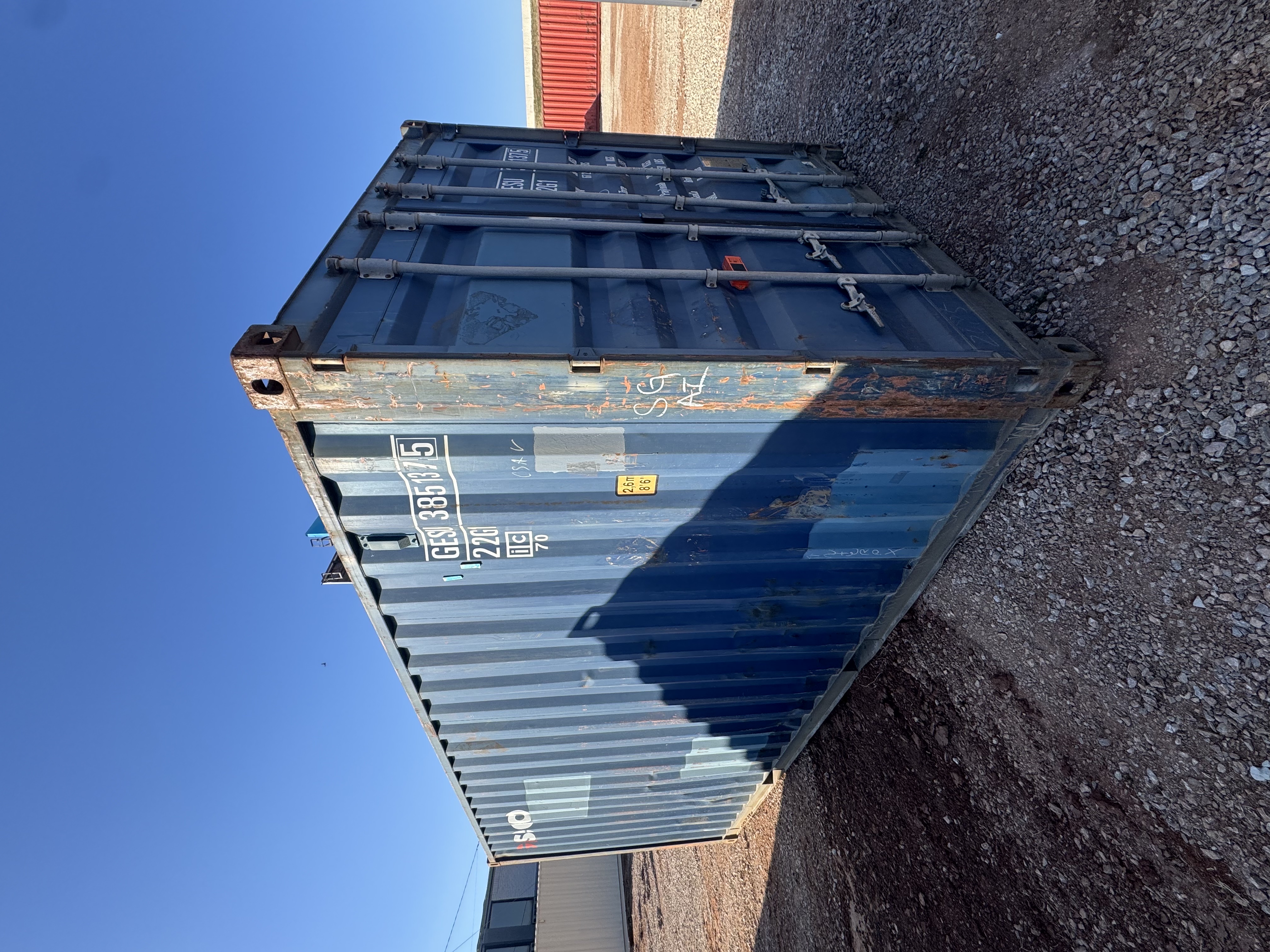 Front corner view of the product