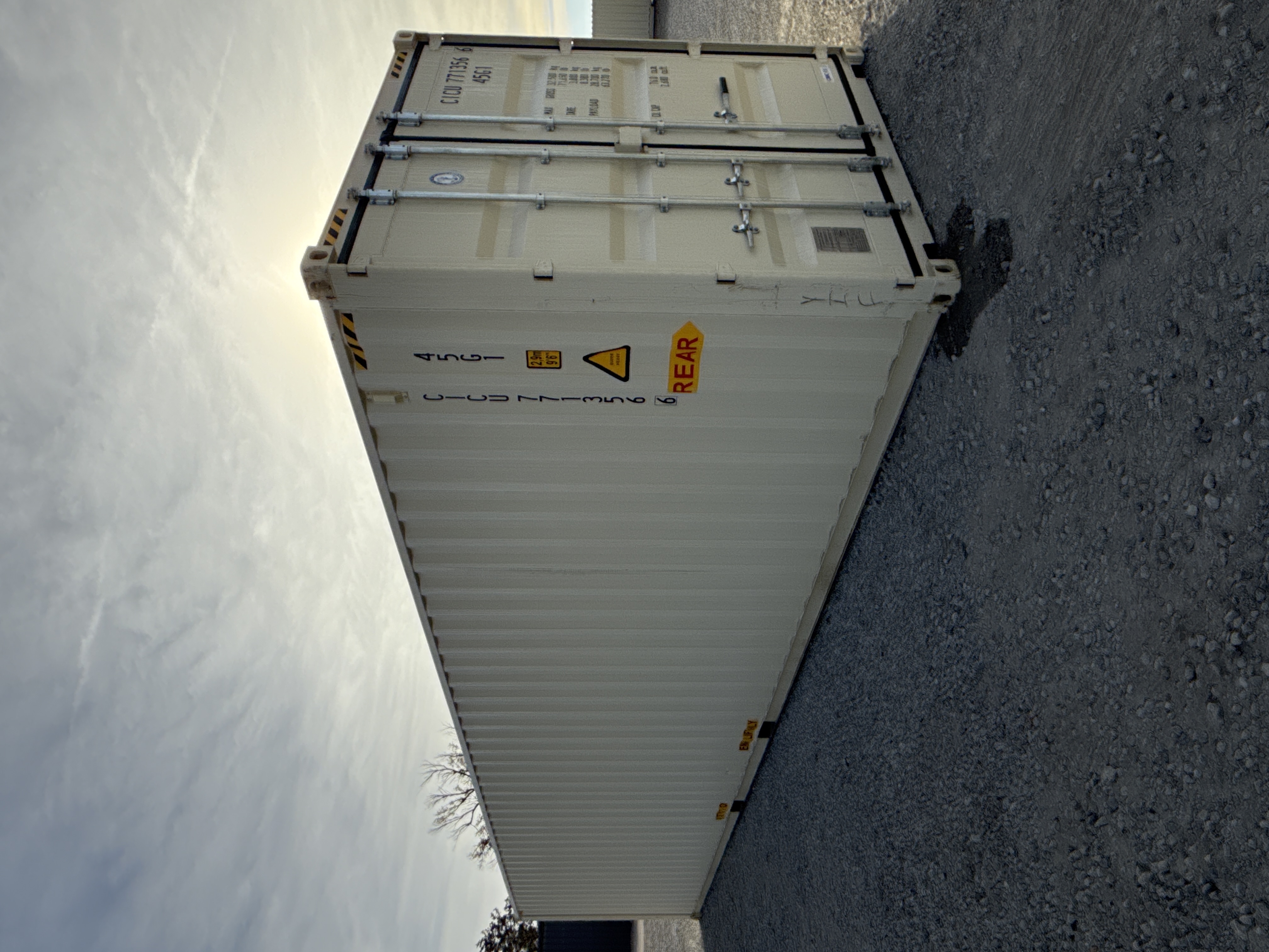 Front corner view of the product