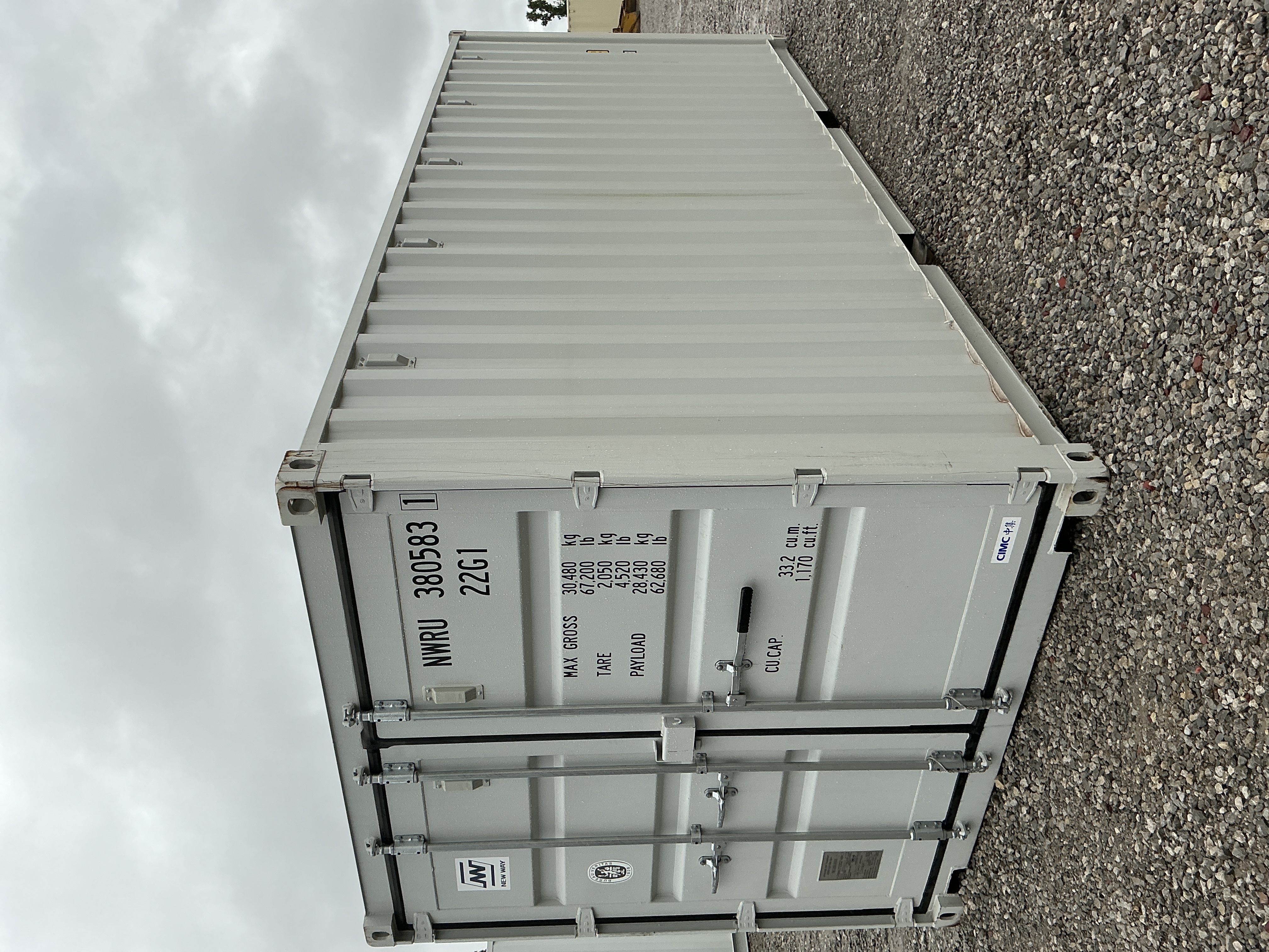 Front corner view of the product