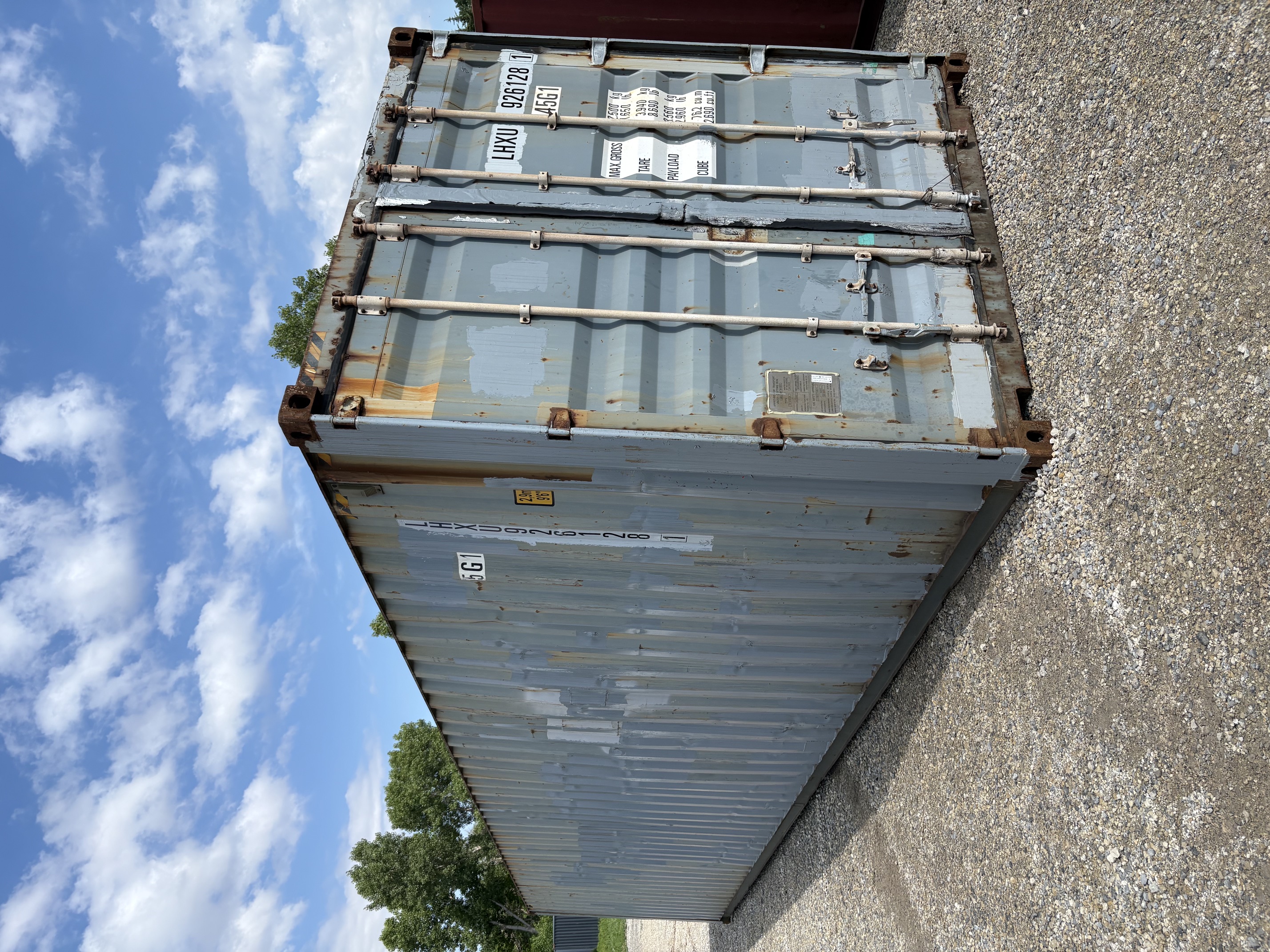 Front corner view of the product