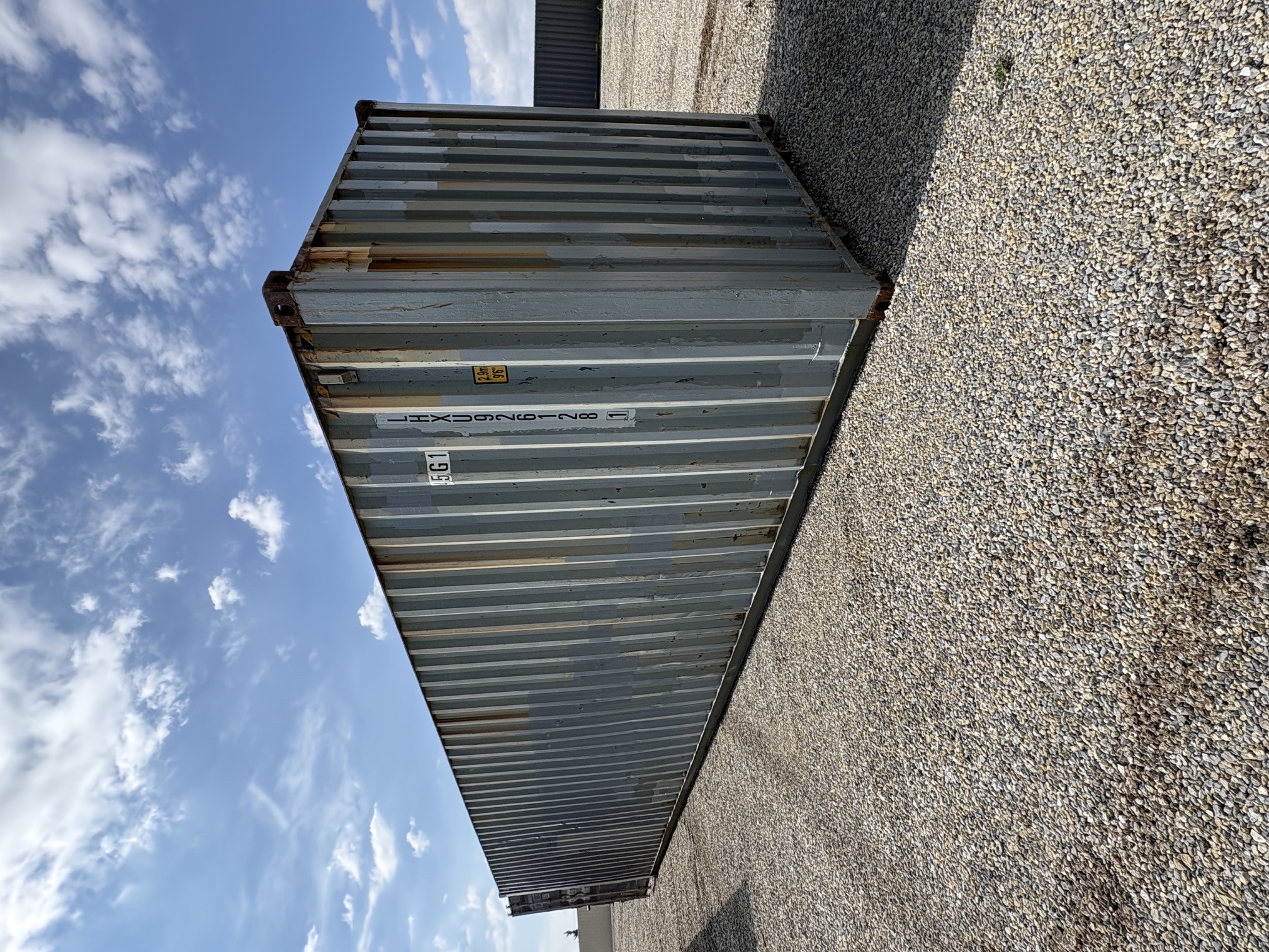 Rear corner view of the product