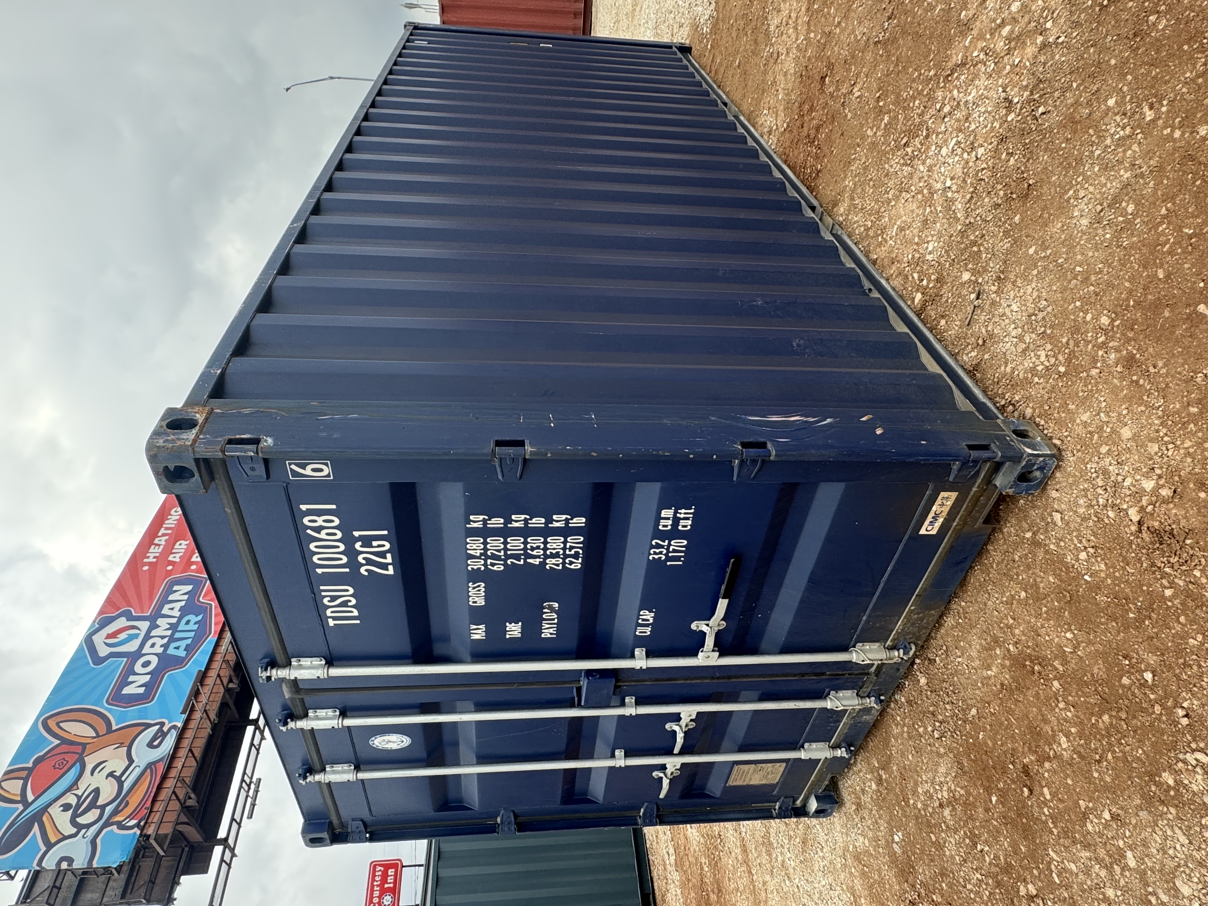 Front corner view of the product