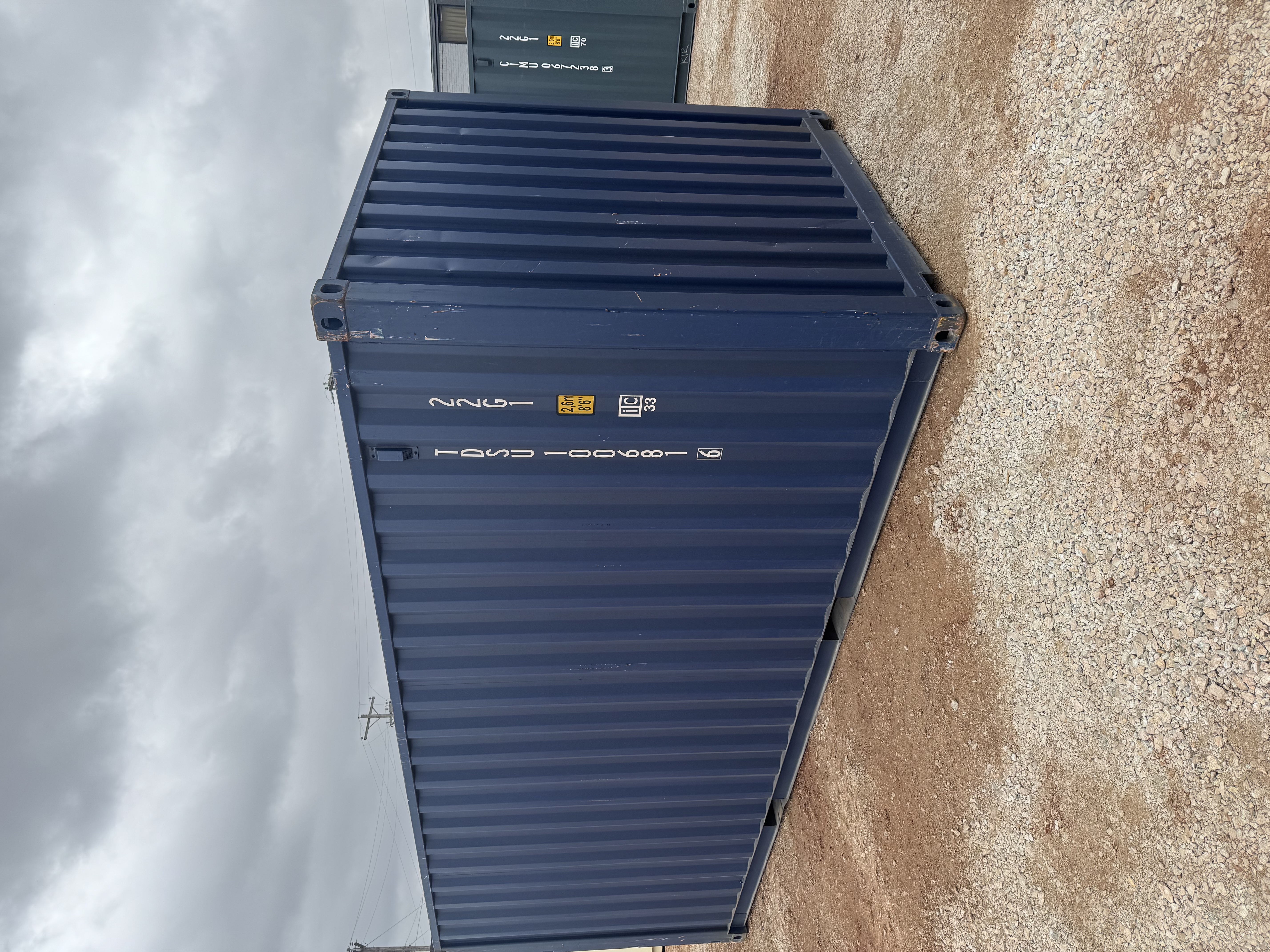 Rear corner view of the product