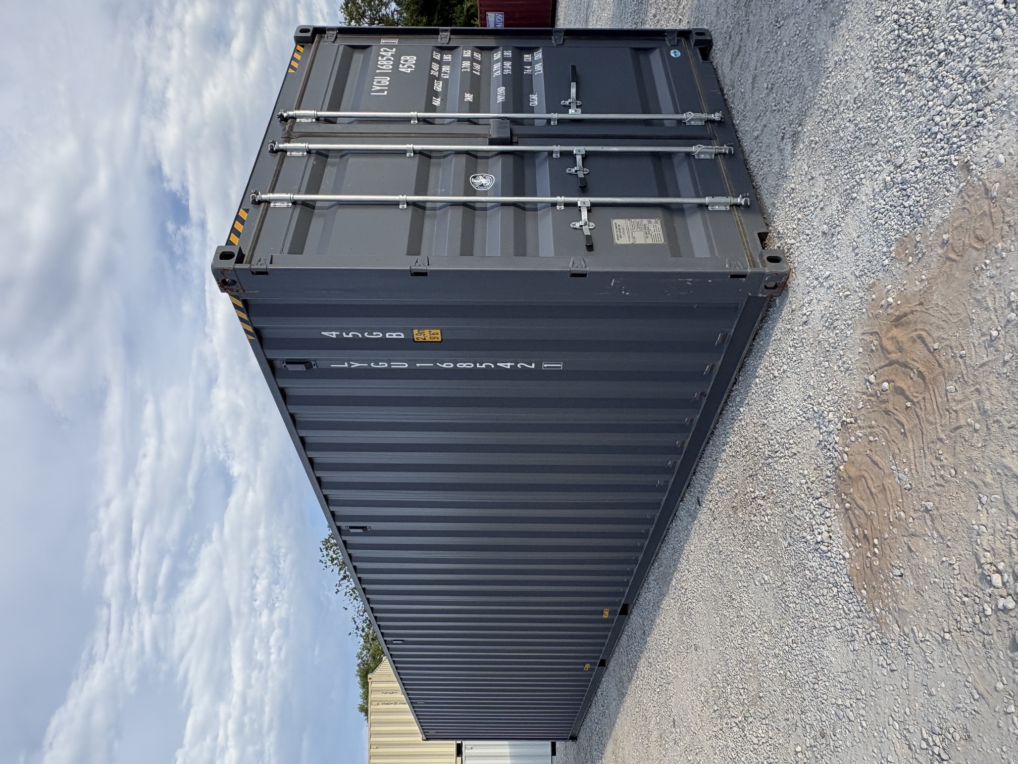 Front corner view of the product