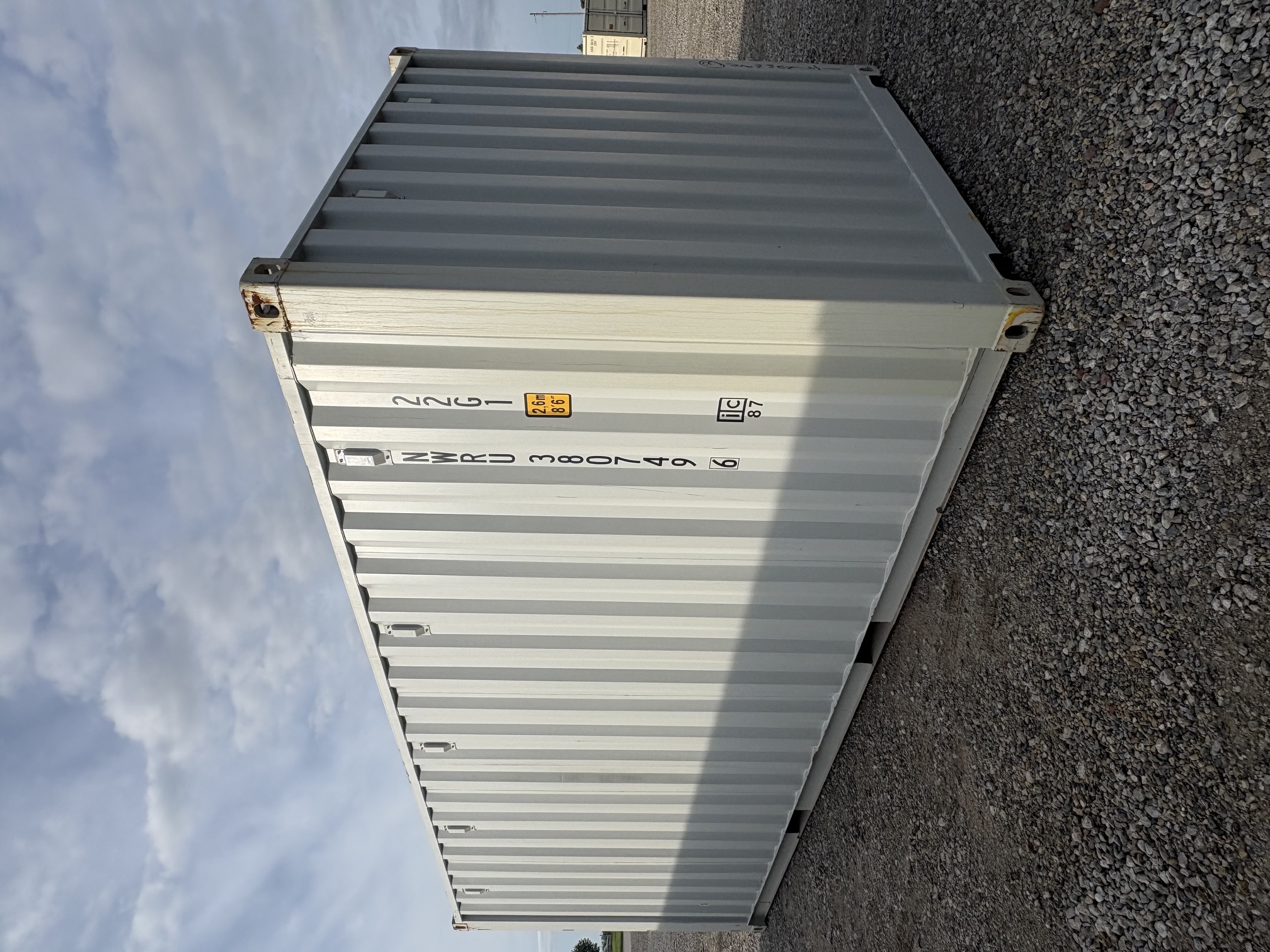 Rear corner view of the product