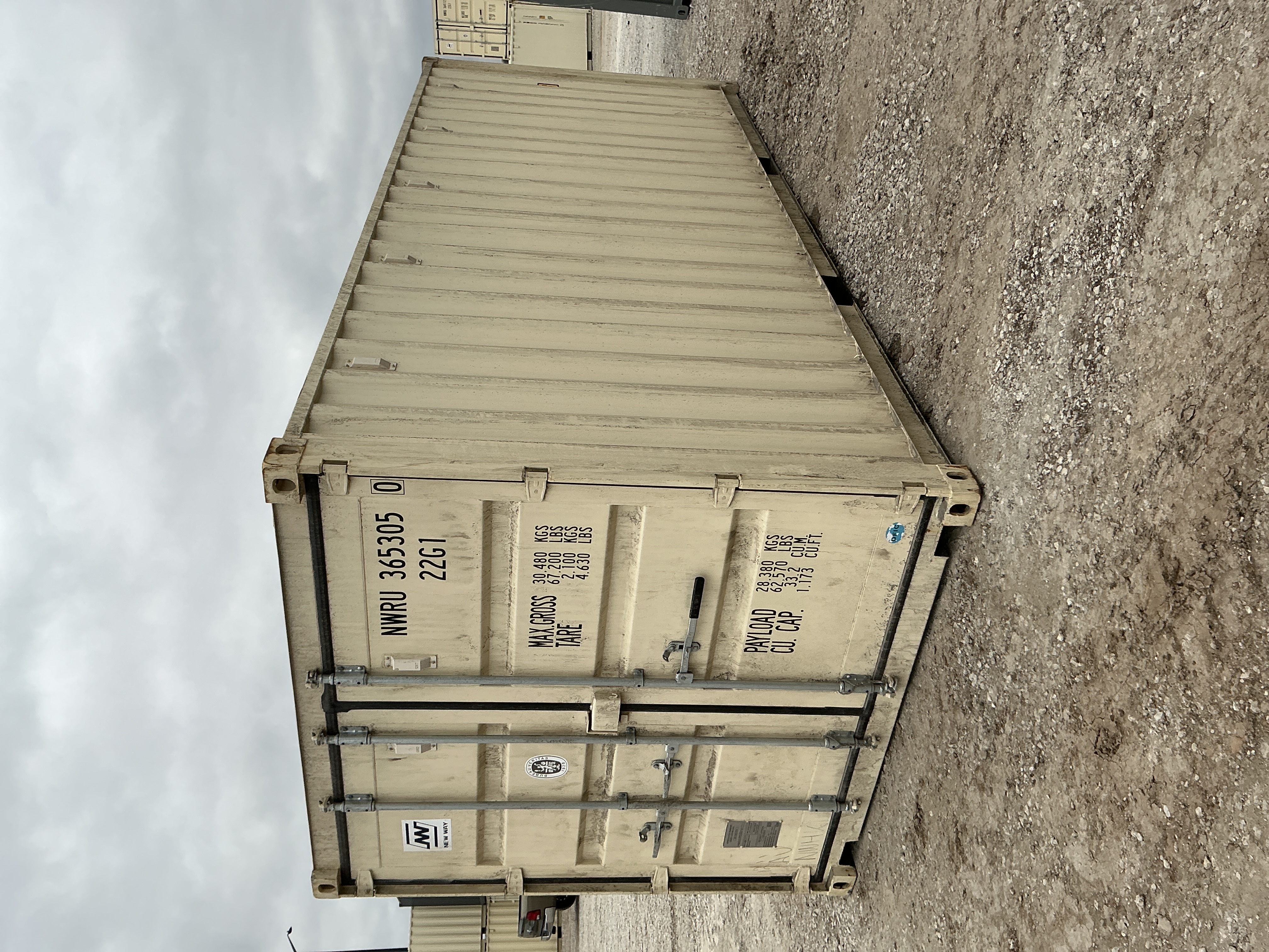 Front corner view of the product